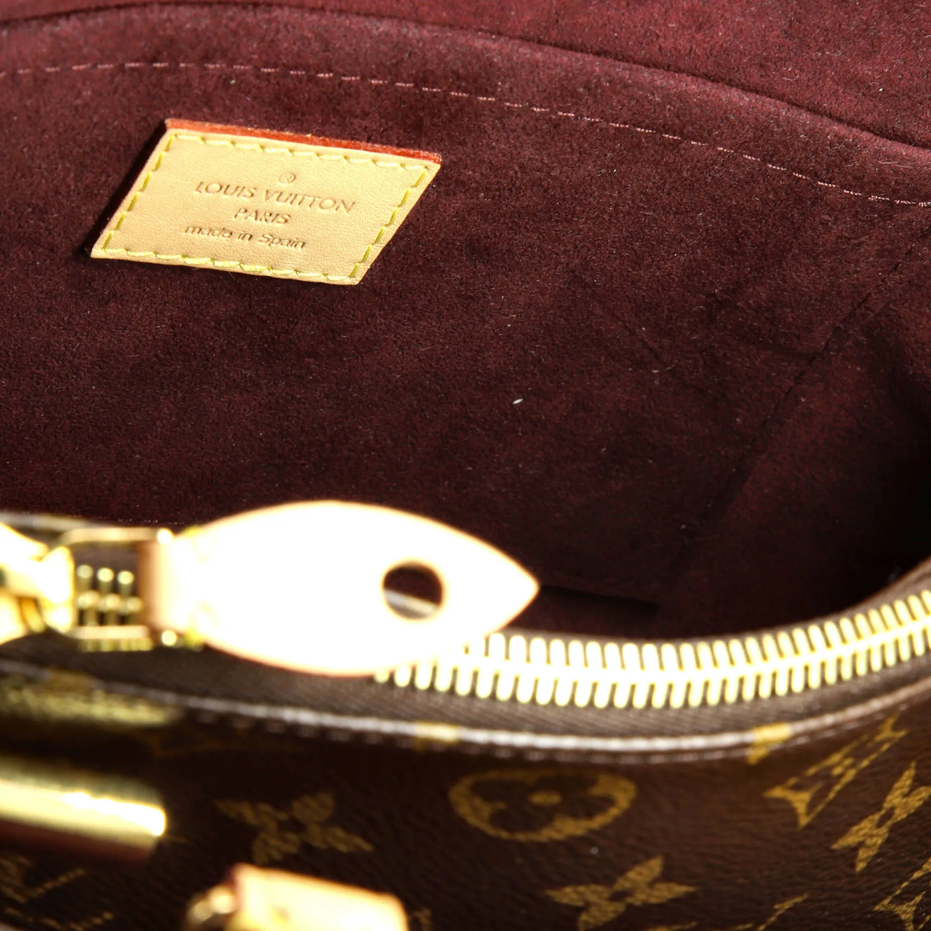 Designer Montaigne Handbag Monogram Canvas BB