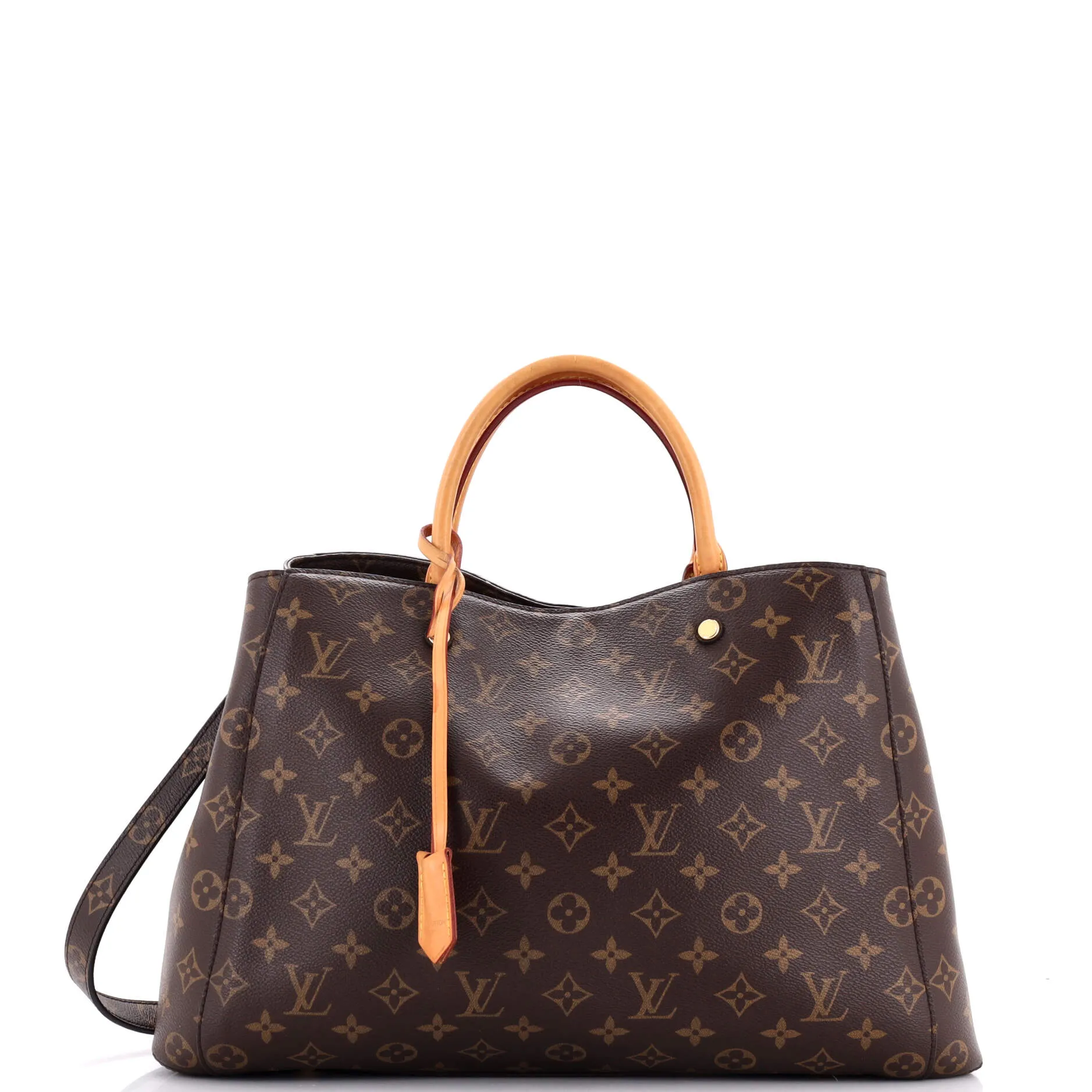 Designer Montaigne Handbag Monogram Canvas GM