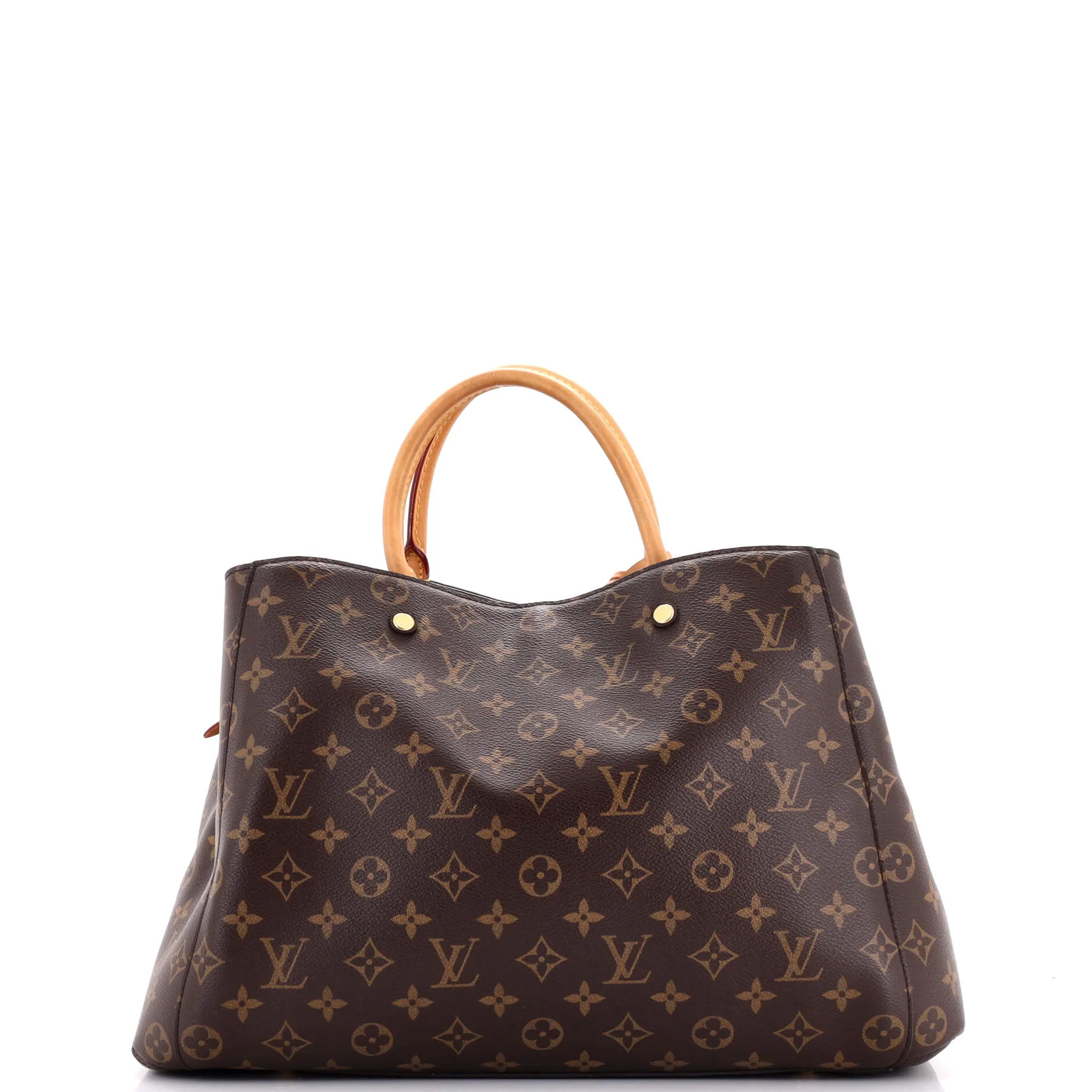 Designer Montaigne Handbag Monogram Canvas GM