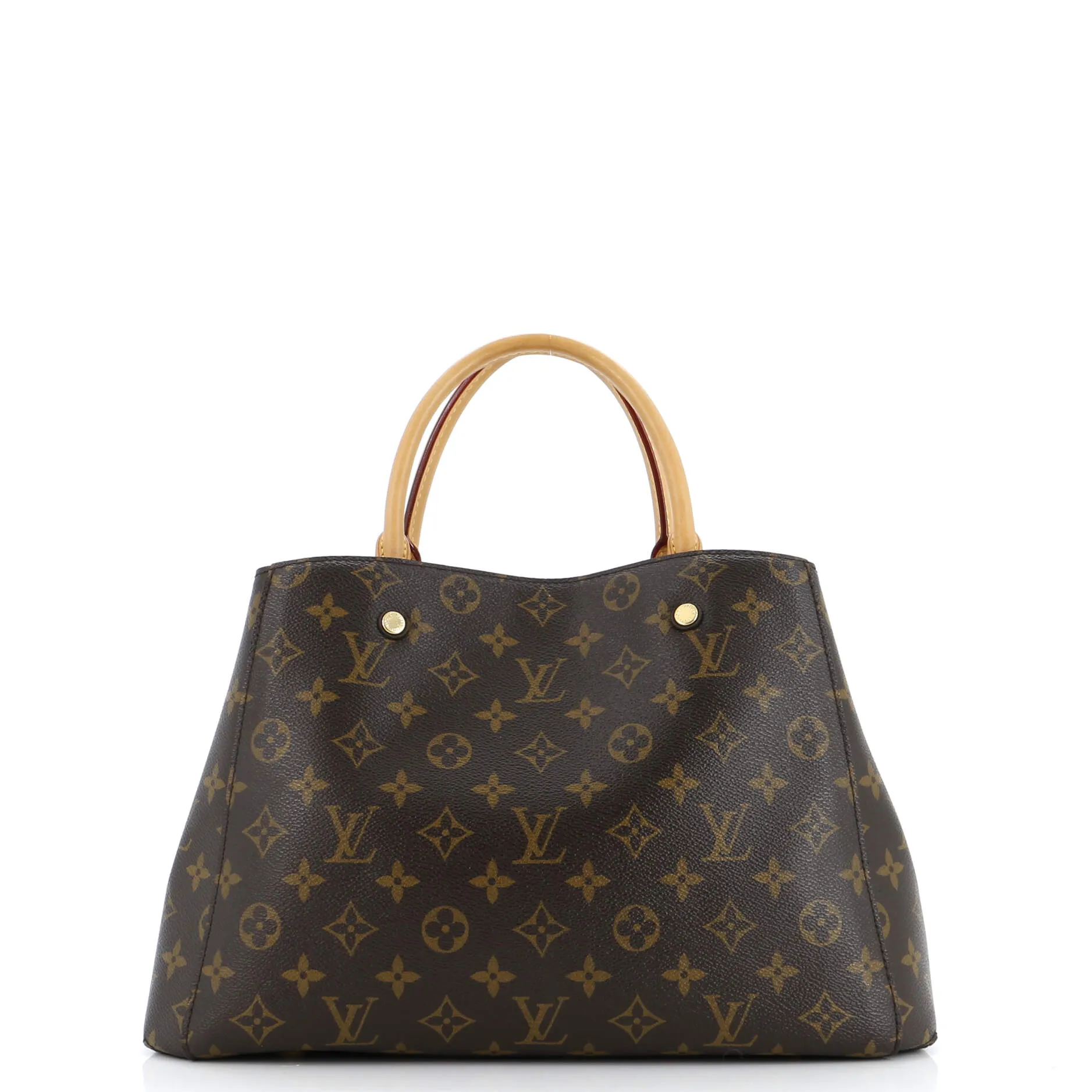 Designer Montaigne Handbag Monogram Canvas MM