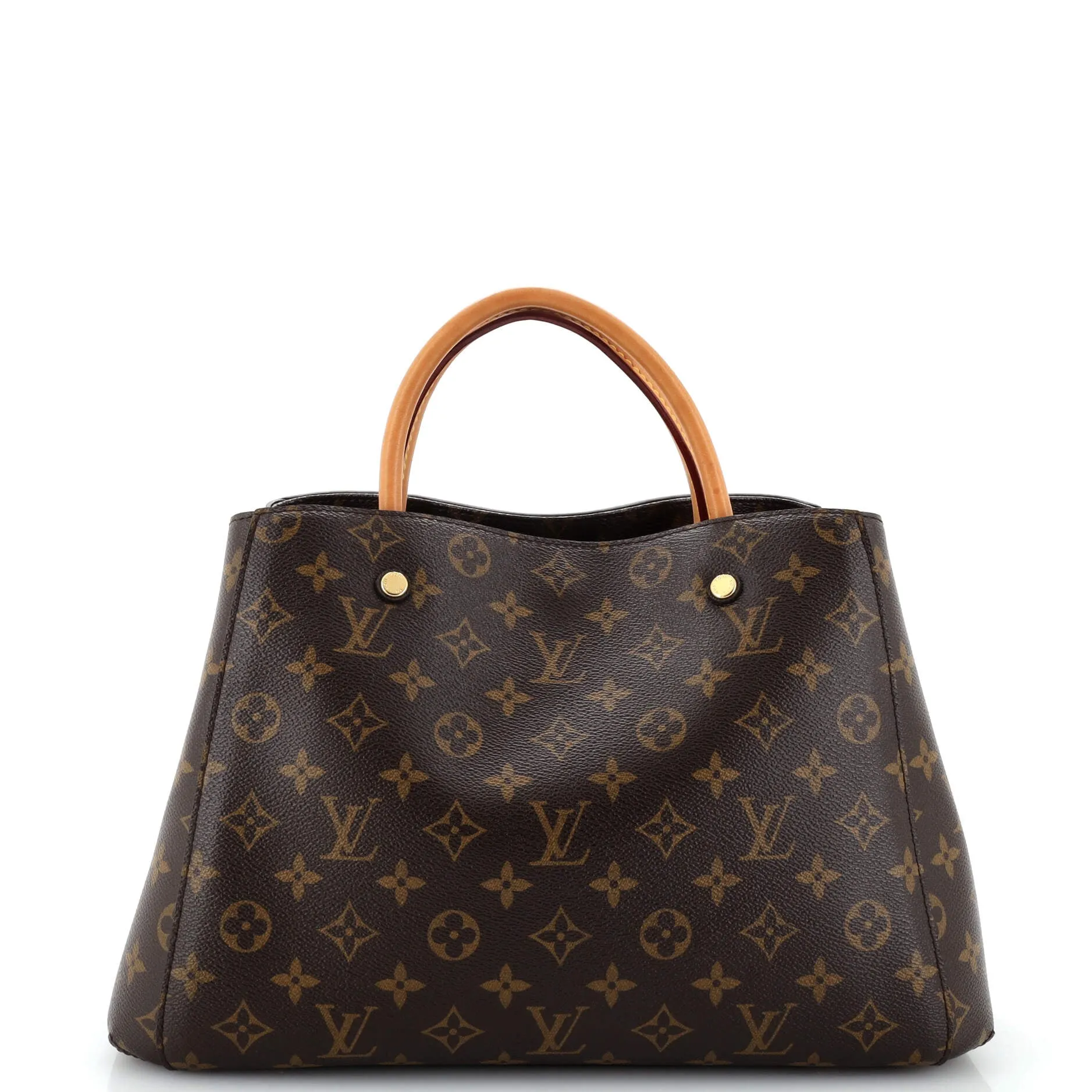 Designer Montaigne Handbag Monogram Canvas MM