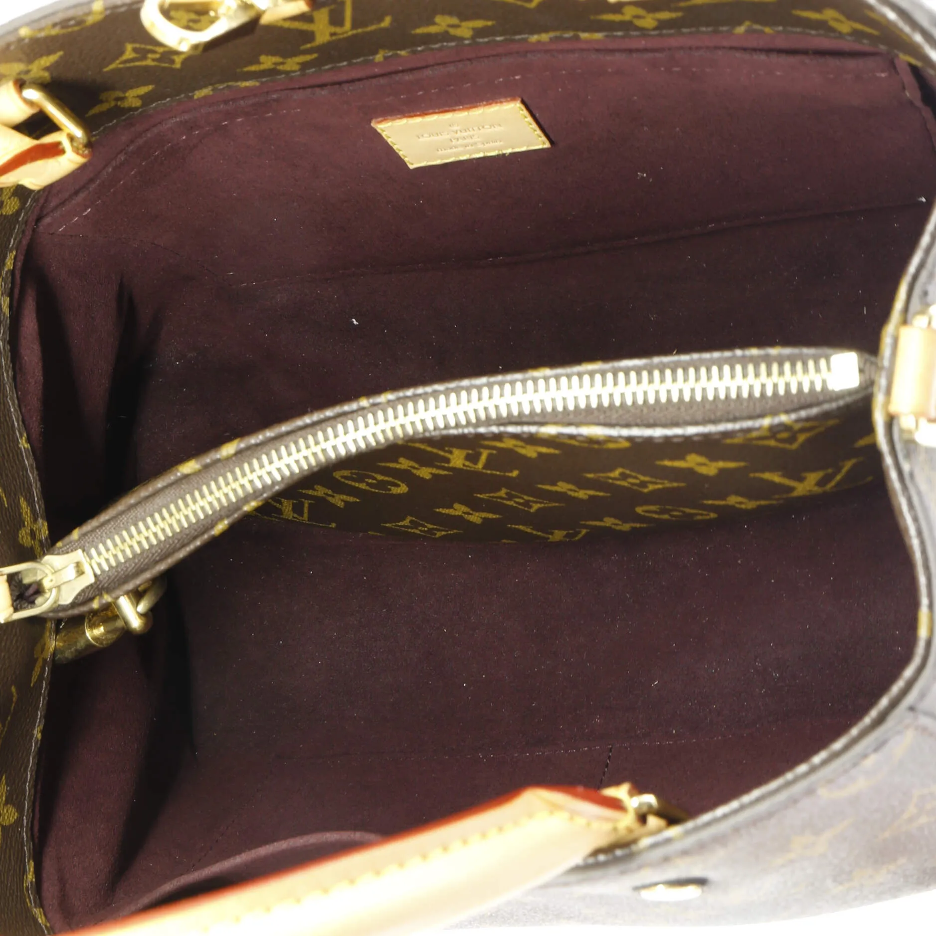 Designer Montaigne Handbag Monogram Canvas MM