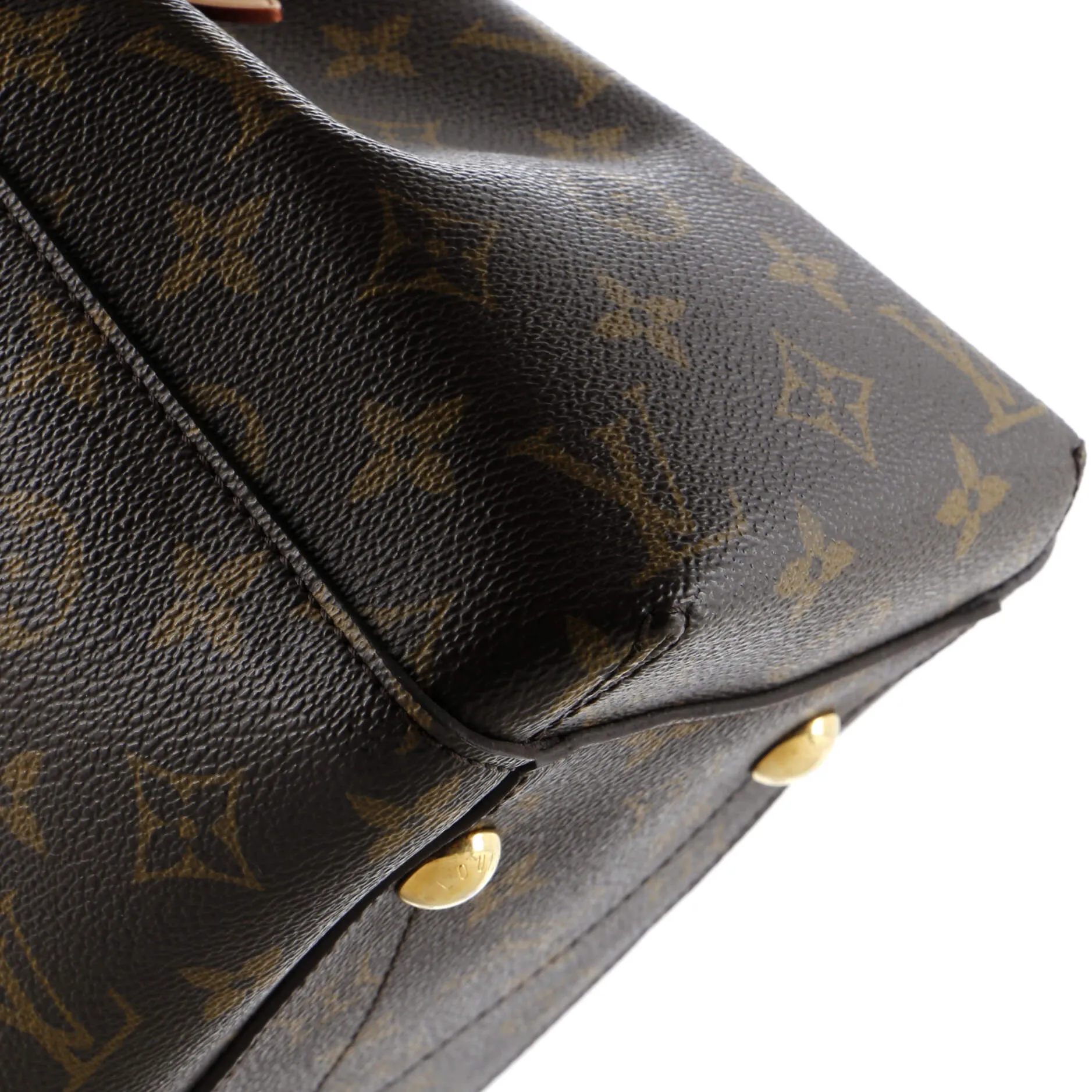 Designer Montaigne Handbag Monogram Canvas MM