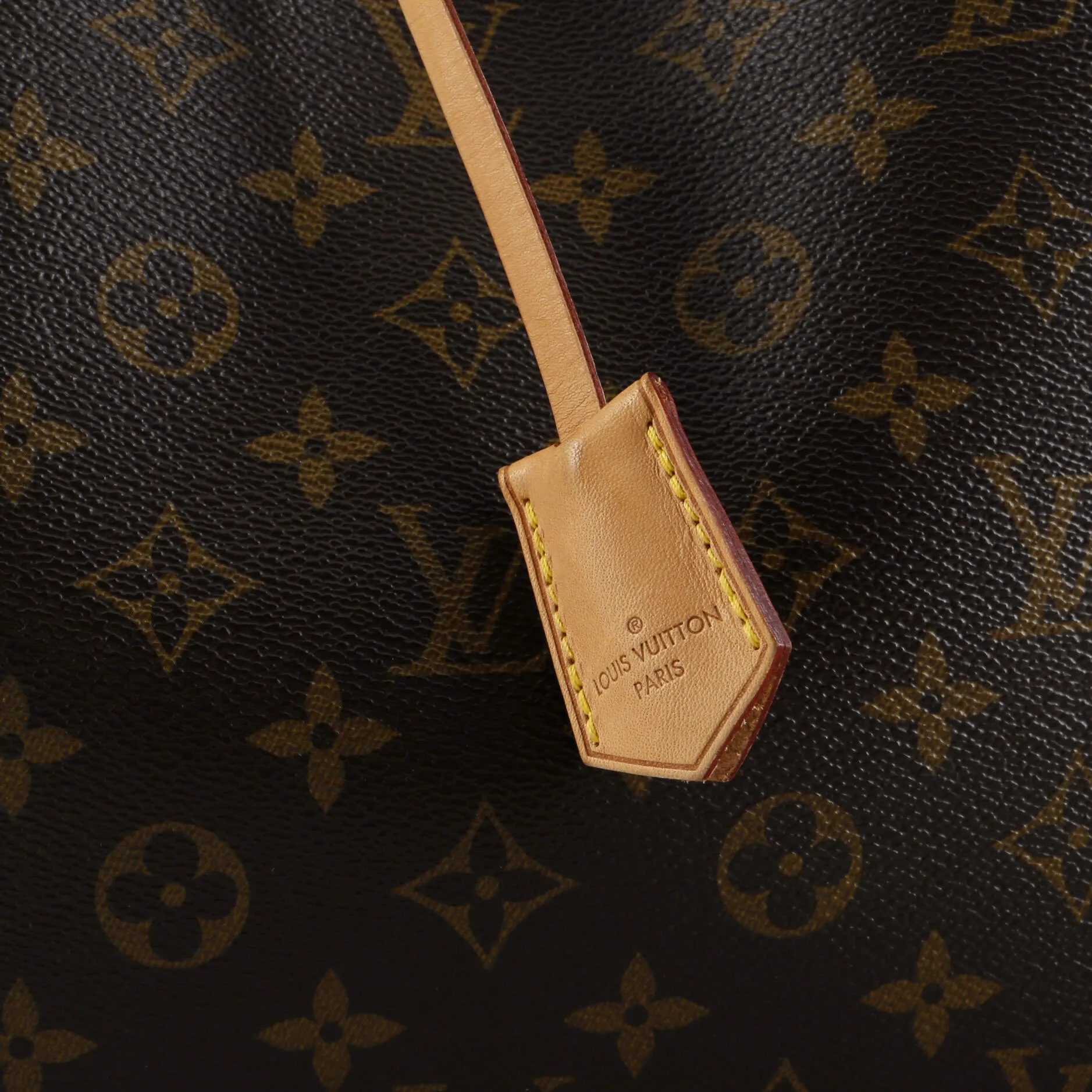 Designer Montaigne Handbag Monogram Canvas MM