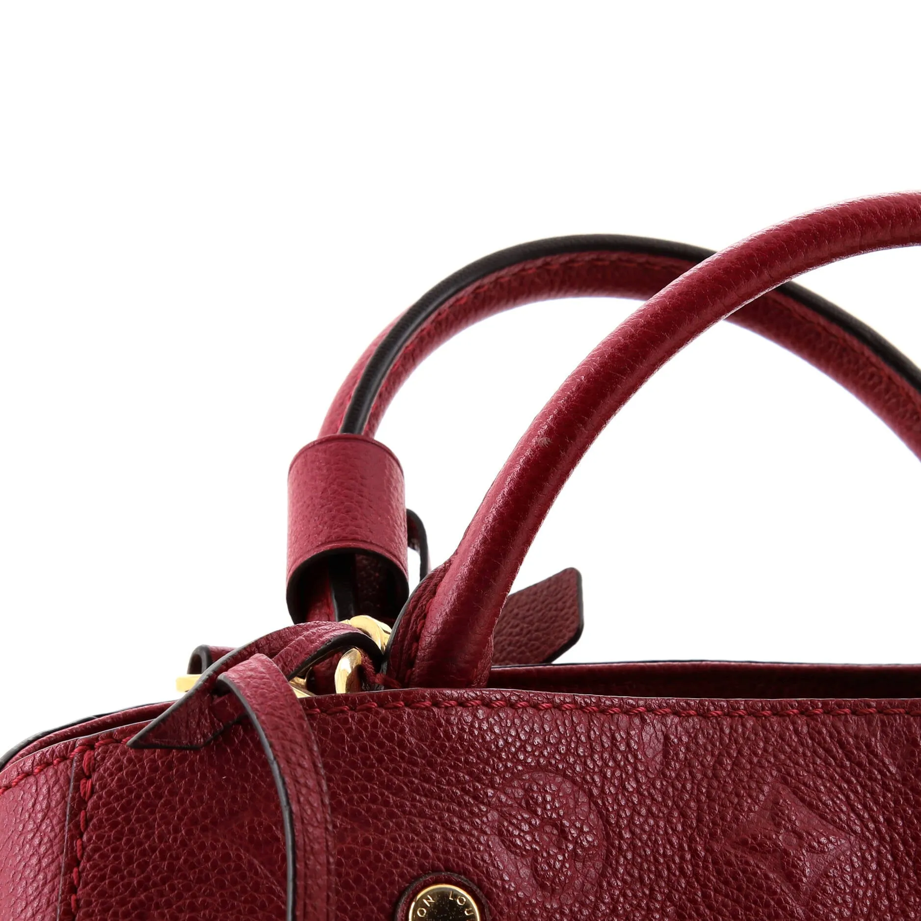 Designer Montaigne Handbag Monogram Empreinte Leather BB