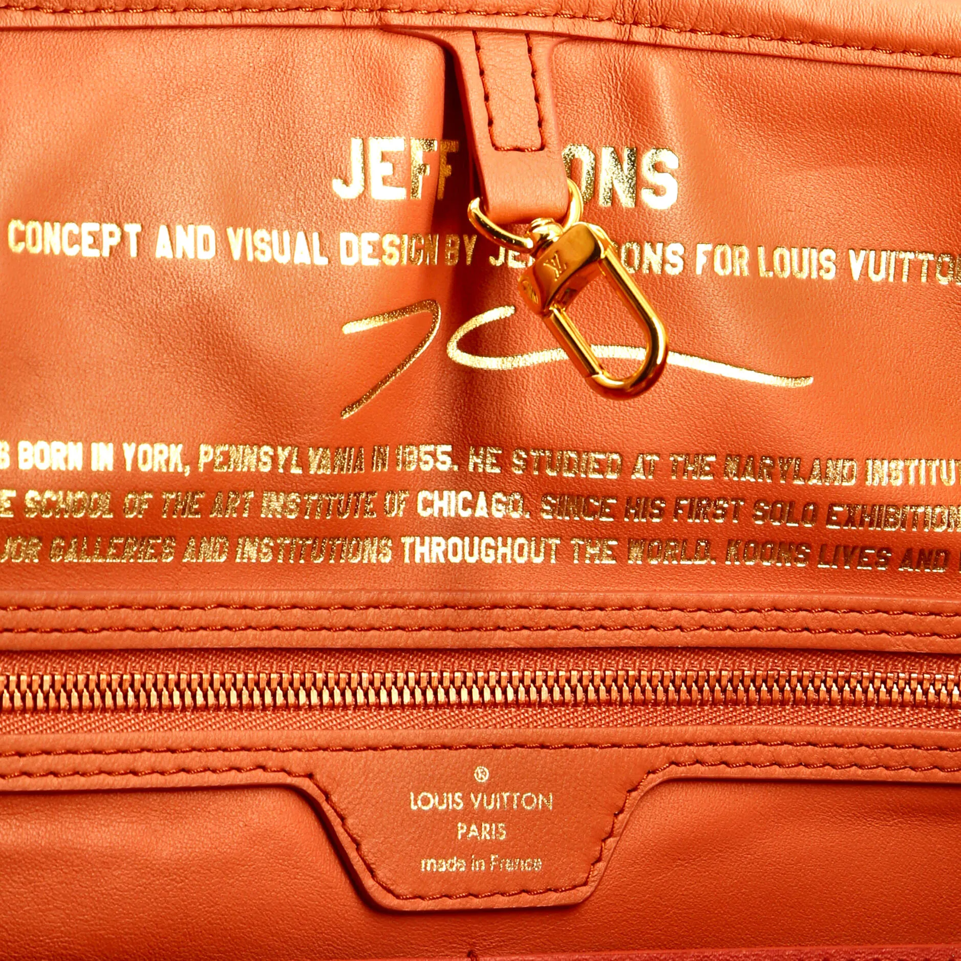 Designer Neverfull NM Tote Limited Edition Jeff Koons Boucher Print Canvas MM