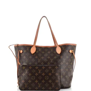 Designer Neverfull NM Tote Monogram Canvas MM