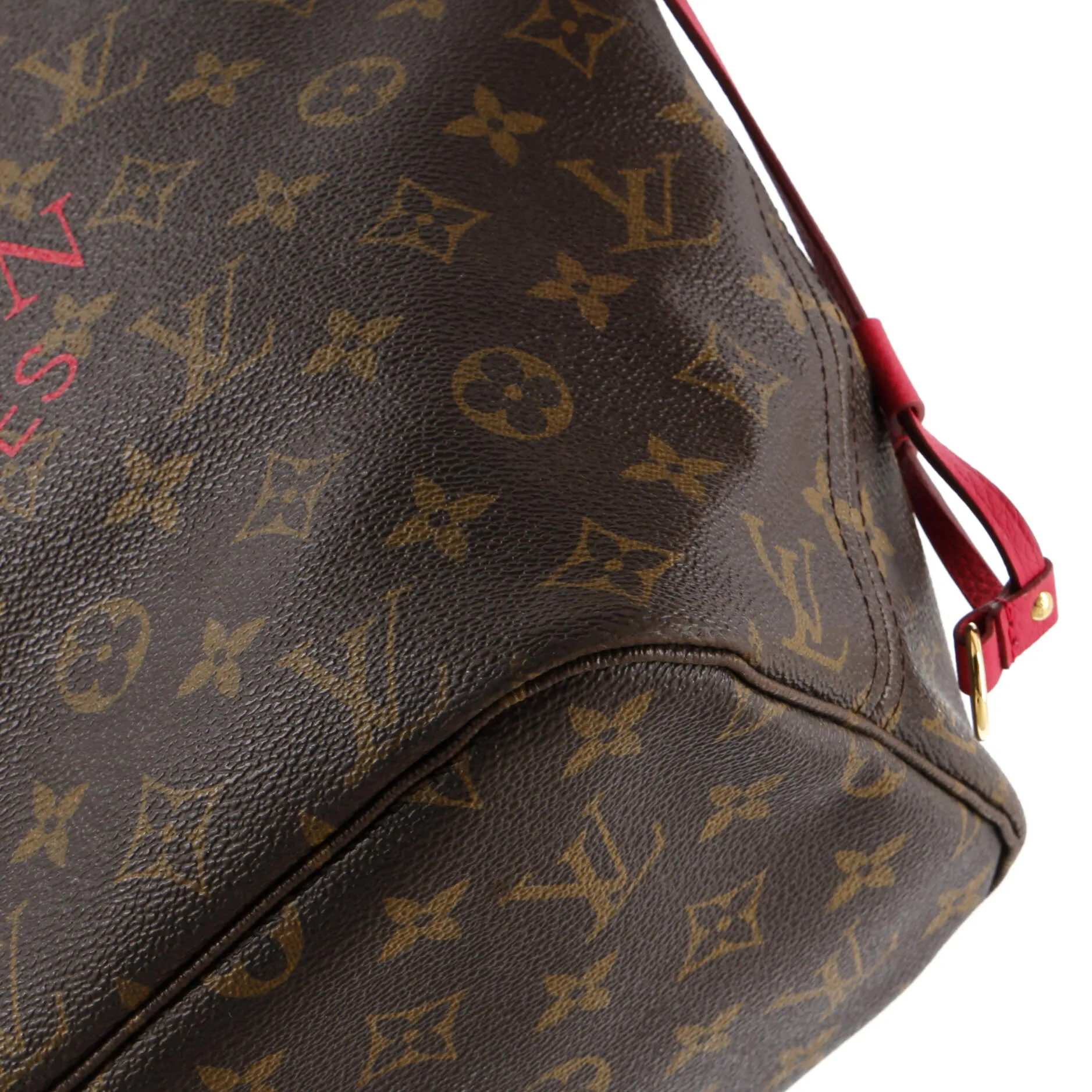 Designer Neverfull Tote Limited Edition Ikat Monogram Canvas MM