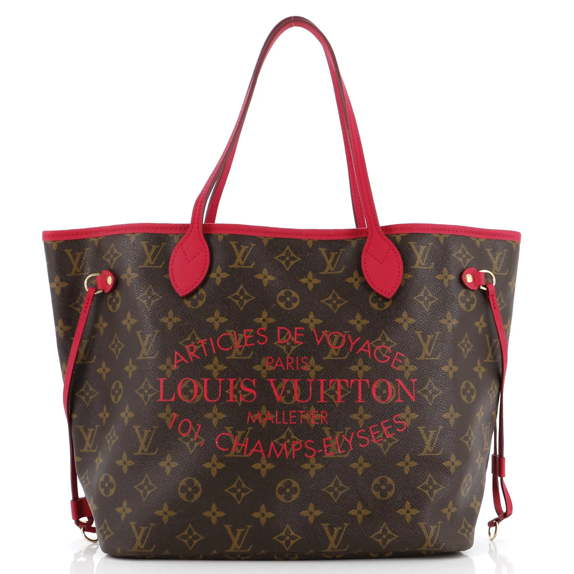 Designer Neverfull Tote Limited Edition Ikat Monogram Canvas MM