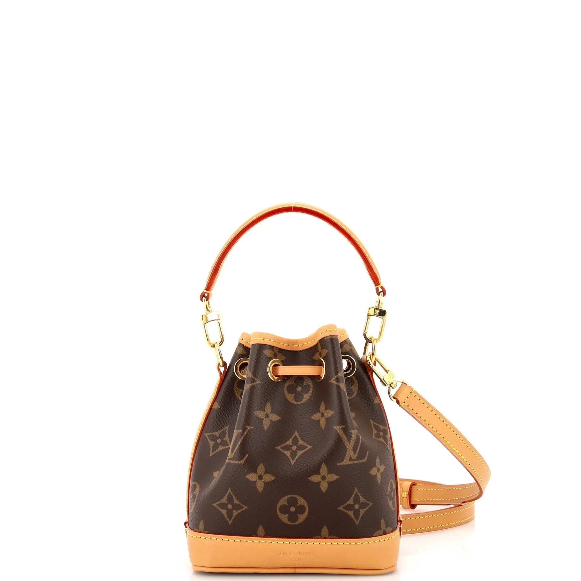 Designer Noe NM Handbag Monogram Canvas Nano