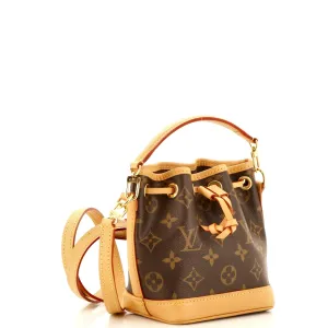 Designer Noe NM Handbag Monogram Canvas Nano
