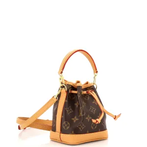 Designer Noe NM Handbag Monogram Canvas Nano