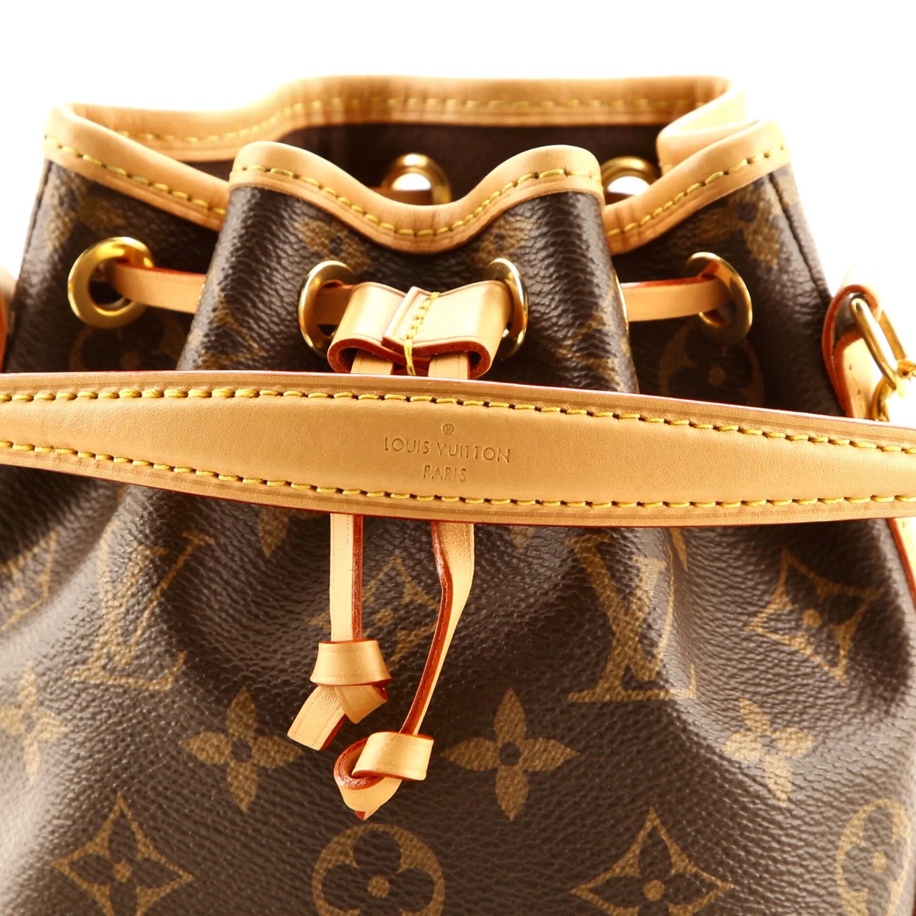 Designer Noe NM Handbag Monogram Canvas Nano