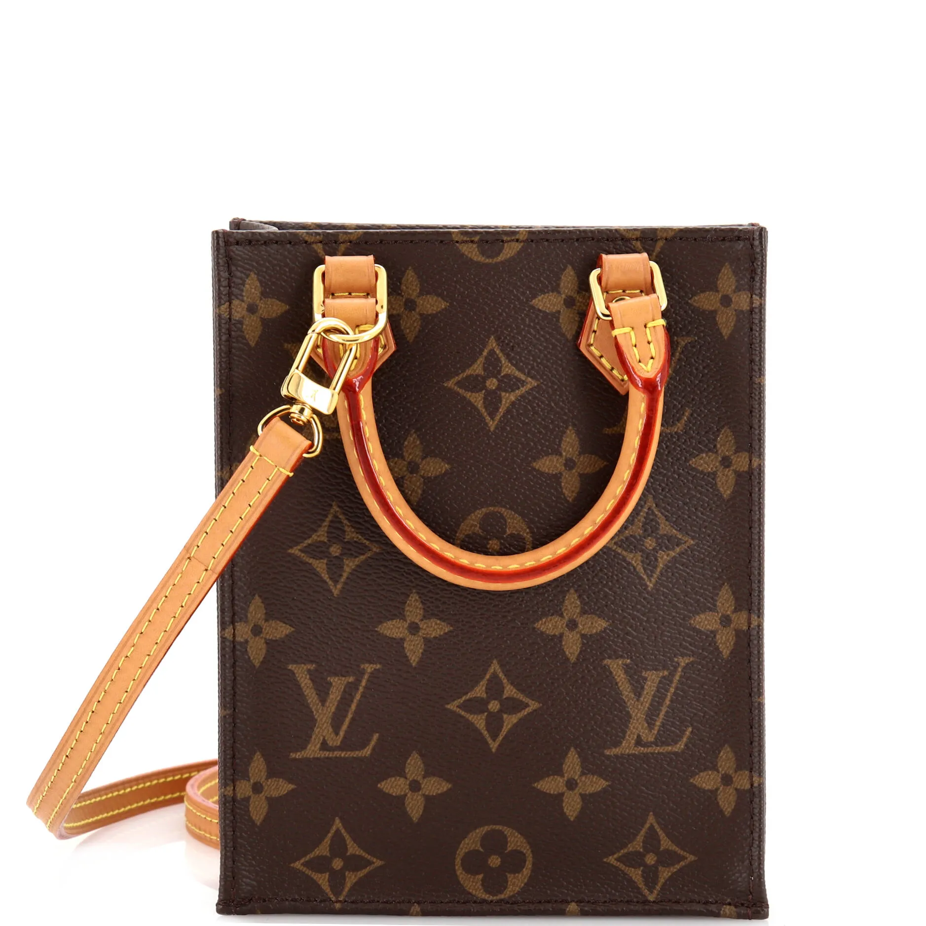 Designer Petit Sac Plat Bag Monogram Canvas