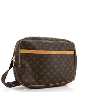 Designer Reporter Bag Monogram Canvas GM