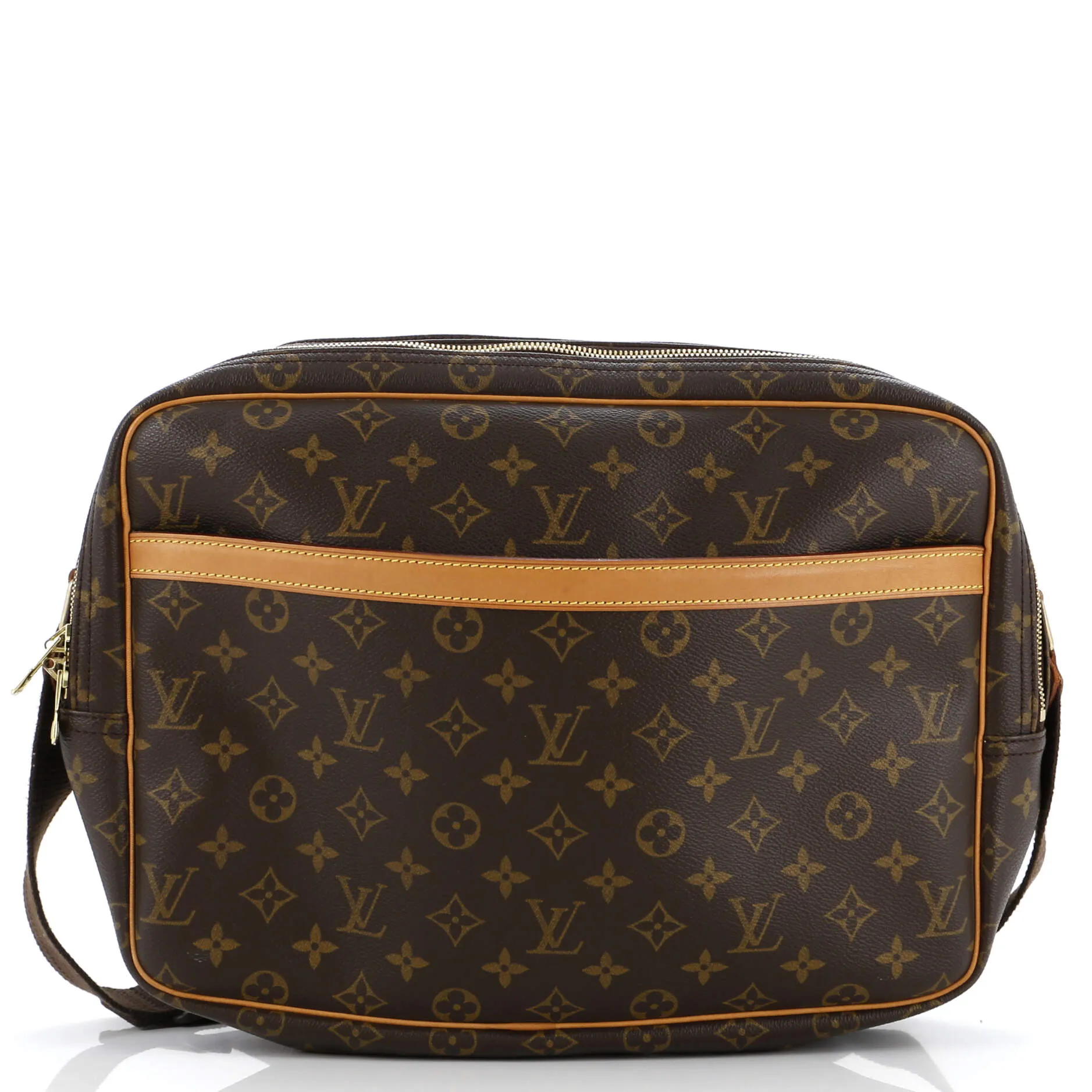 Designer Reporter Bag Monogram Canvas GM