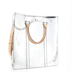 Designer Sac Plat Bag Monogram Mirror Coated Canvas