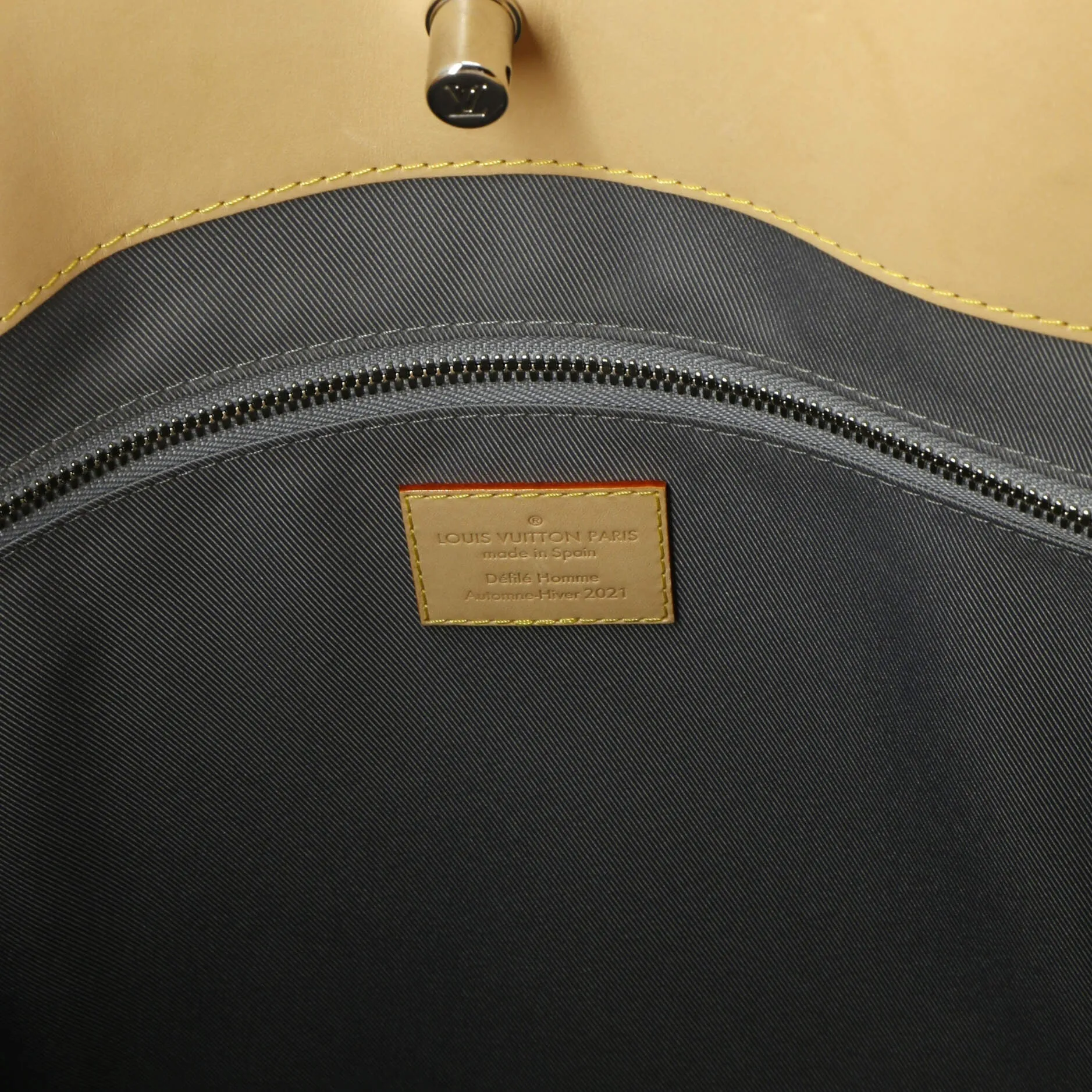 Designer Sac Plat Bag Monogram Mirror Coated Canvas