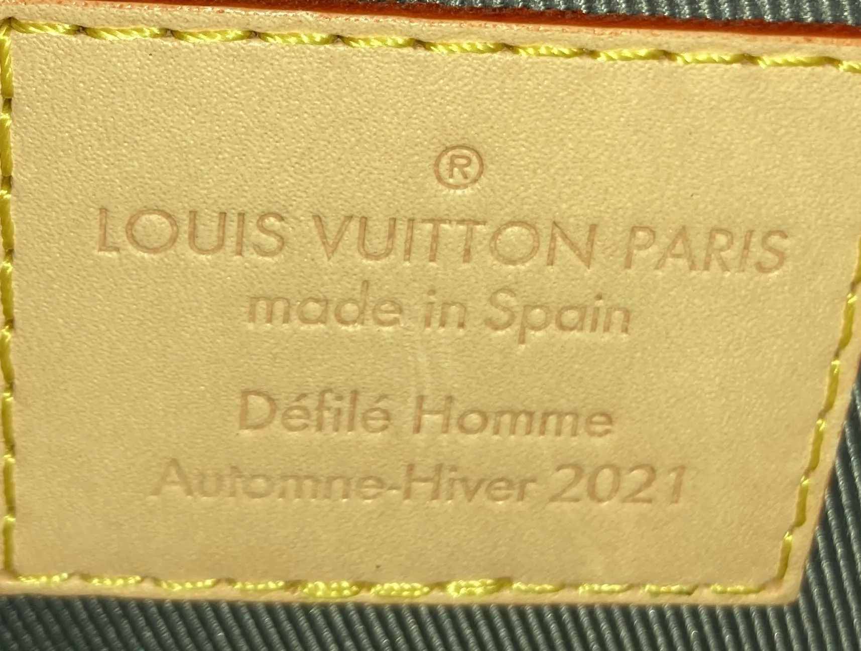 Designer Sac Plat Bag Monogram Mirror Coated Canvas