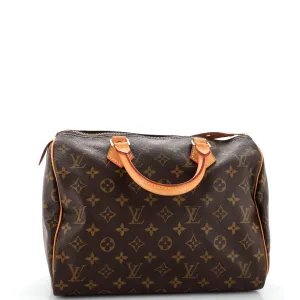 Designer Speedy Handbag Monogram Canvas 30