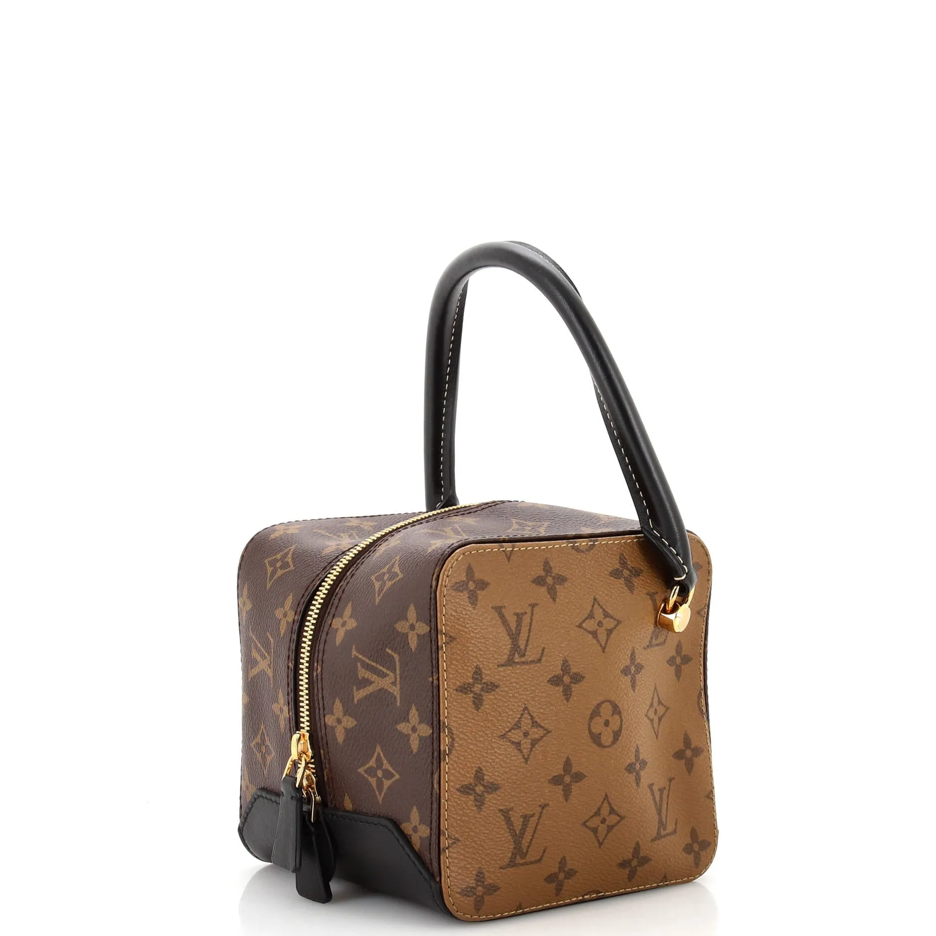 Designer Square Bag Reverse Monogram Canvas