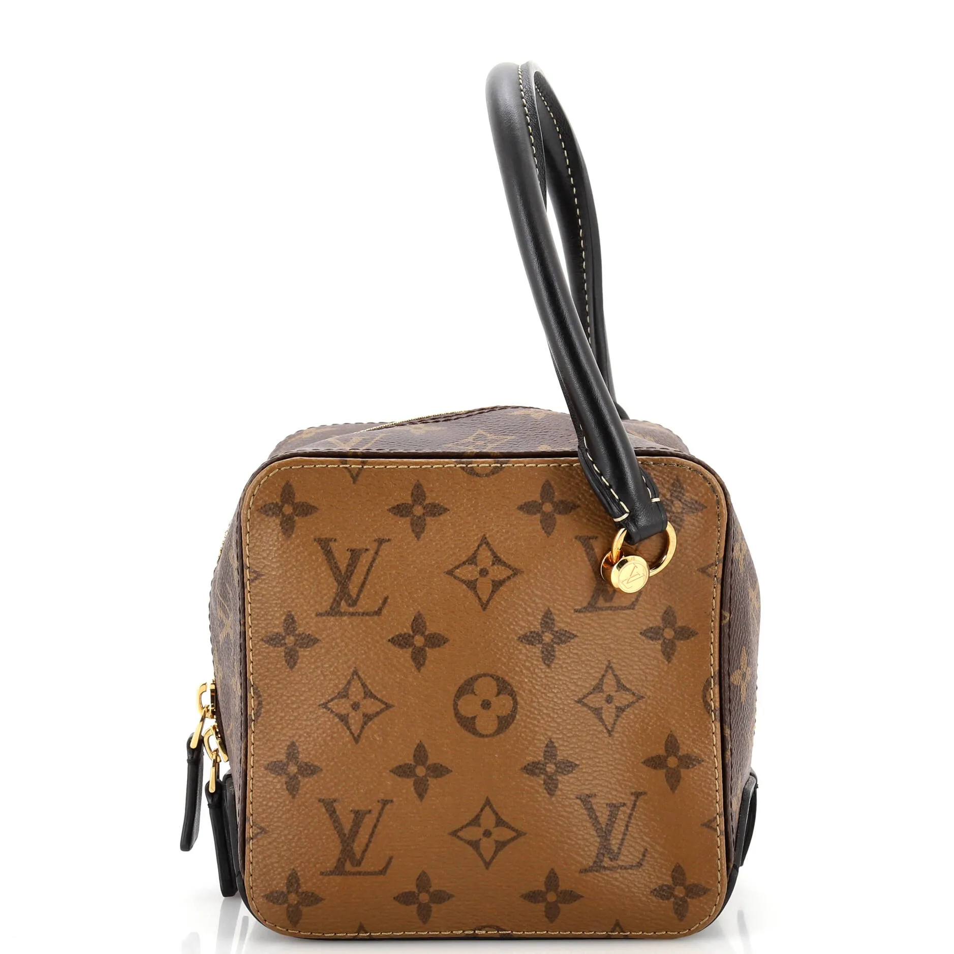 Designer Square Bag Reverse Monogram Canvas
