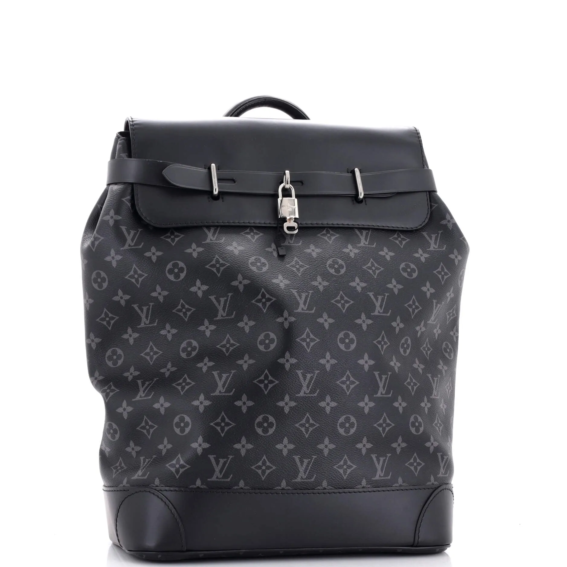 Designer Steamer Backpack Monogram Eclipse Canvas