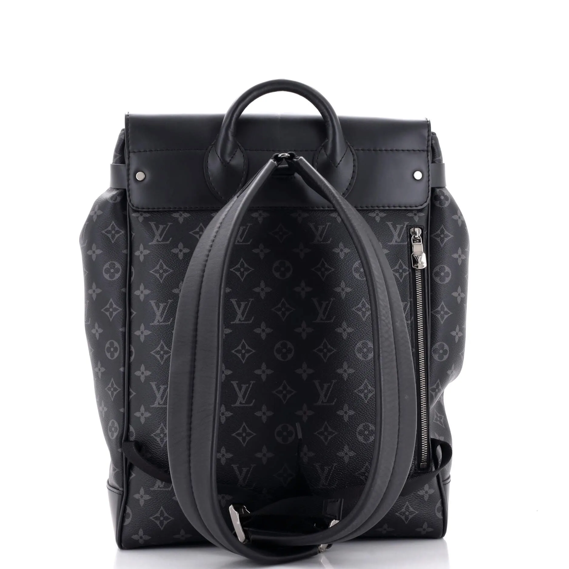 Designer Steamer Backpack Monogram Eclipse Canvas