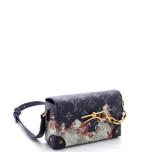 Designer Steamer Wearable Wallet Monogram Bleach Canvas