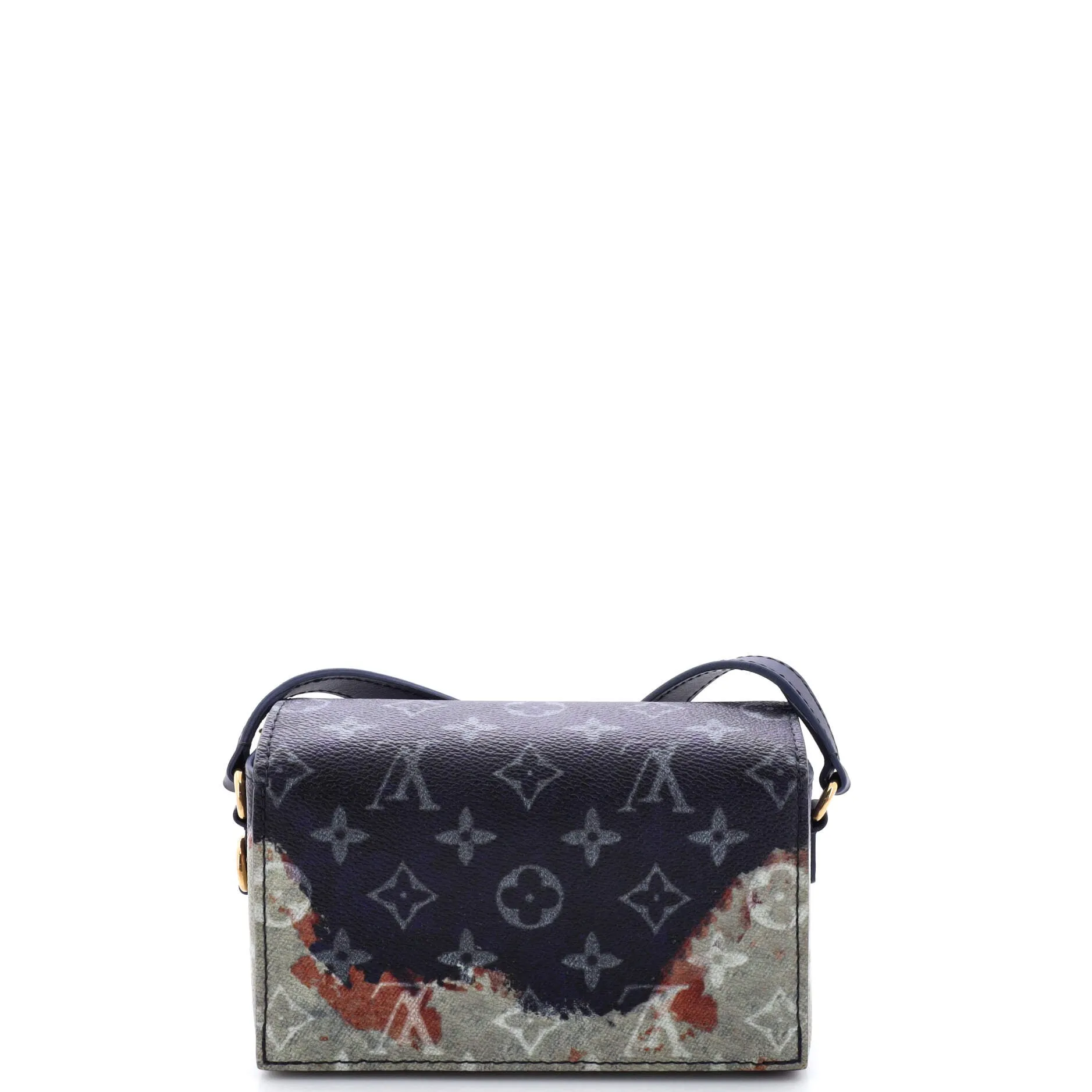 Designer Steamer Wearable Wallet Monogram Bleach Canvas