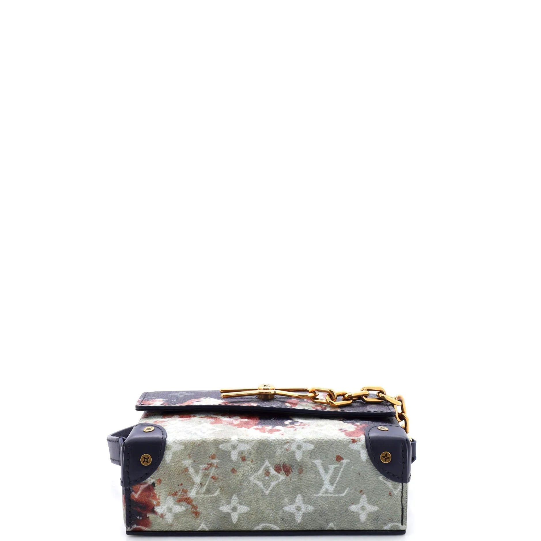 Designer Steamer Wearable Wallet Monogram Bleach Canvas