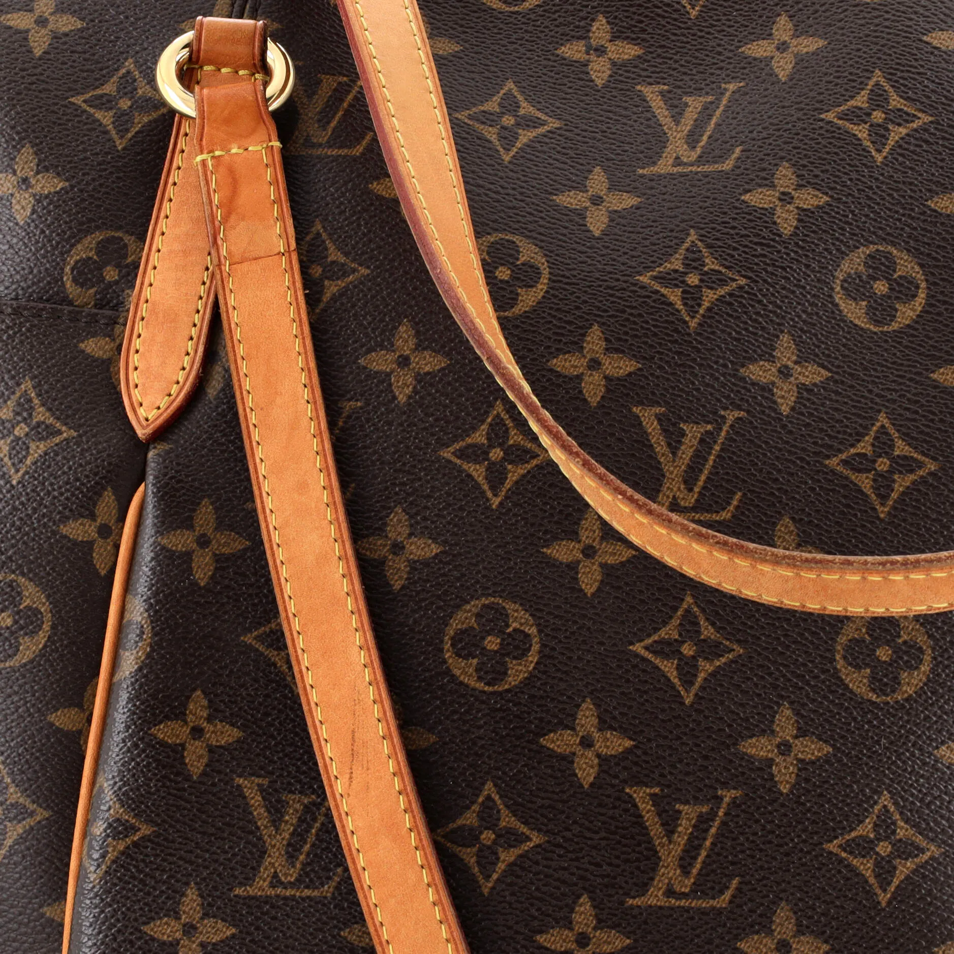 Designer Totally Handbag Monogram Canvas GM