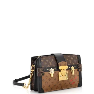 Designer Trunk Clutch Reverse Monogram Canvas
