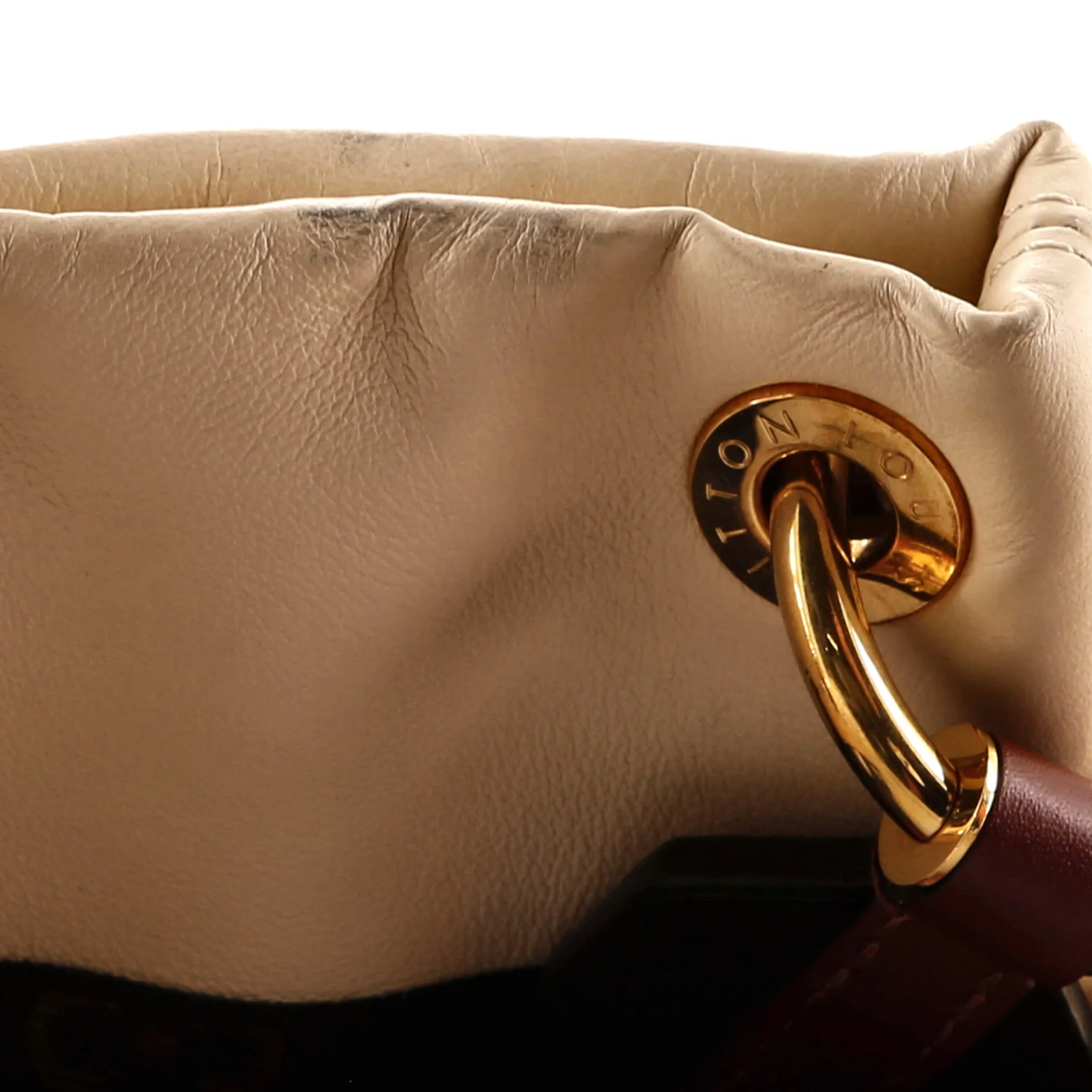 Designer Tuileries Besace Bag Monogram Canvas with Leather