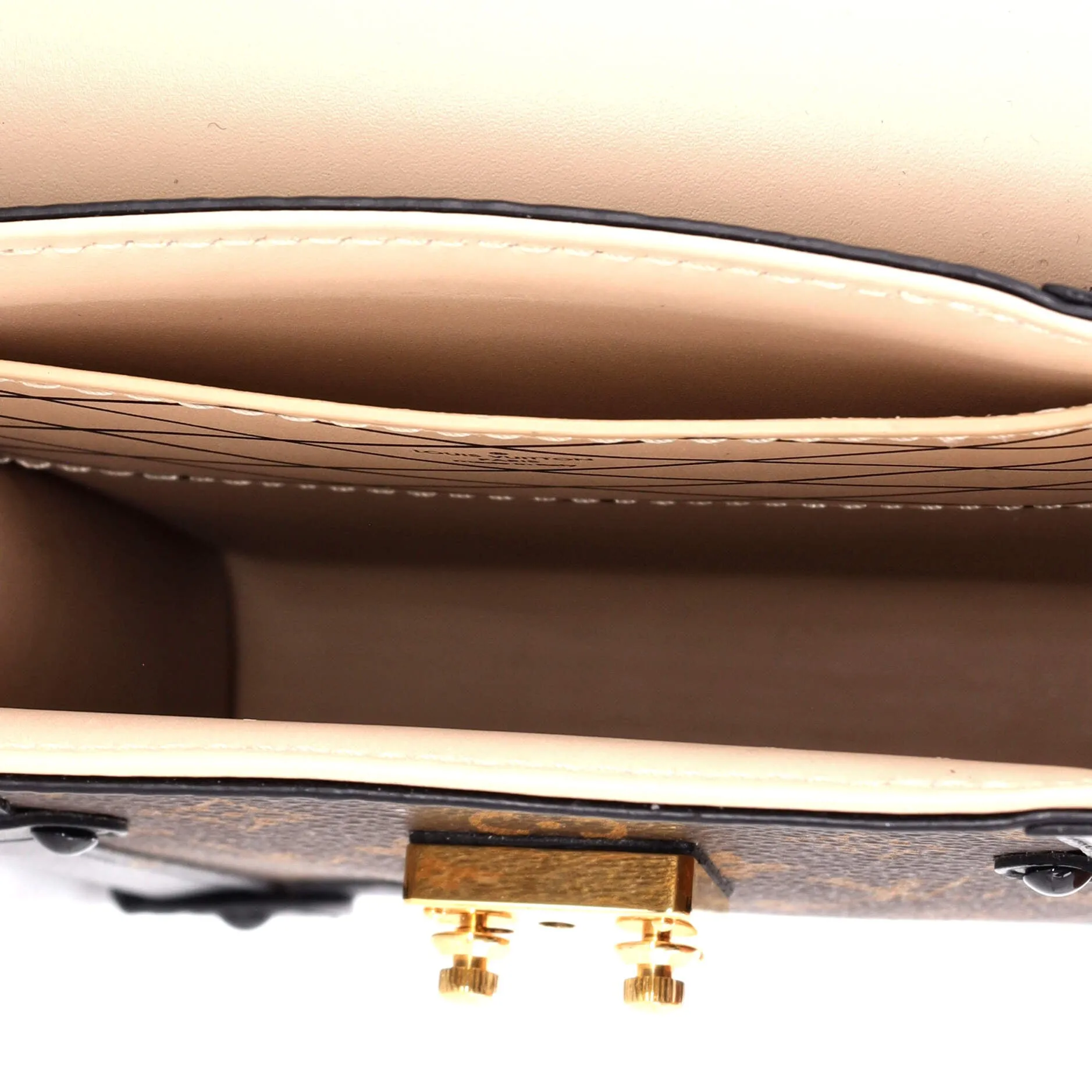 Designer Vertical Trunk Pochette Monogram Canvas