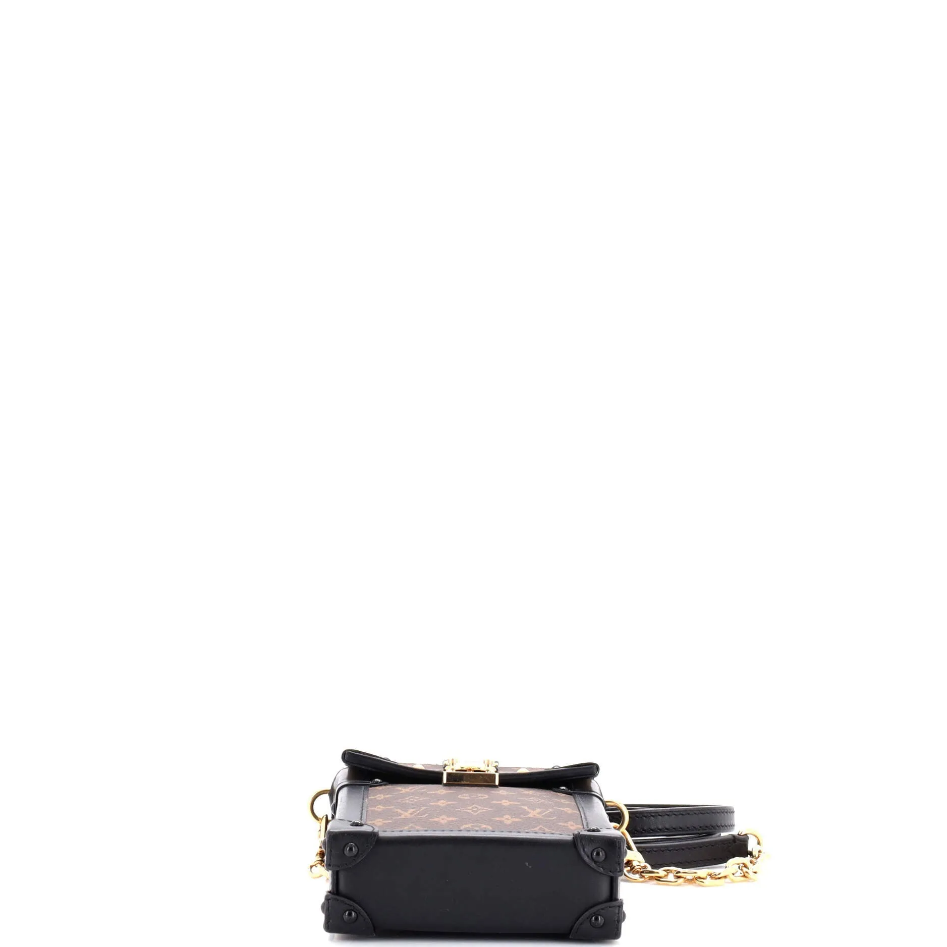 Designer Vertical Trunk Pochette Monogram Canvas