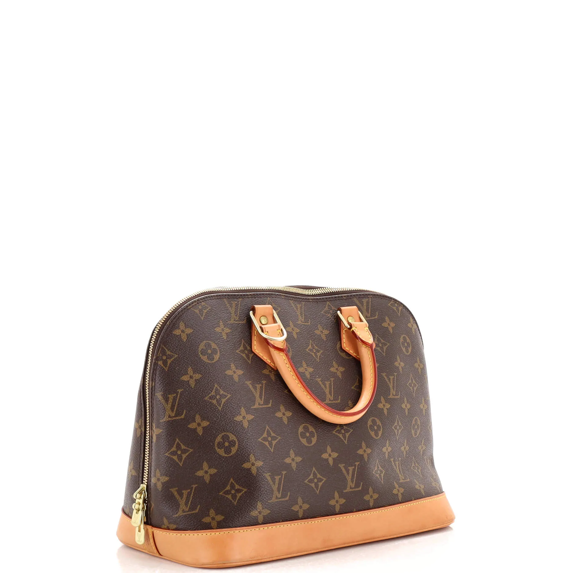 Designer Vintage Alma Handbag Monogram Canvas PM