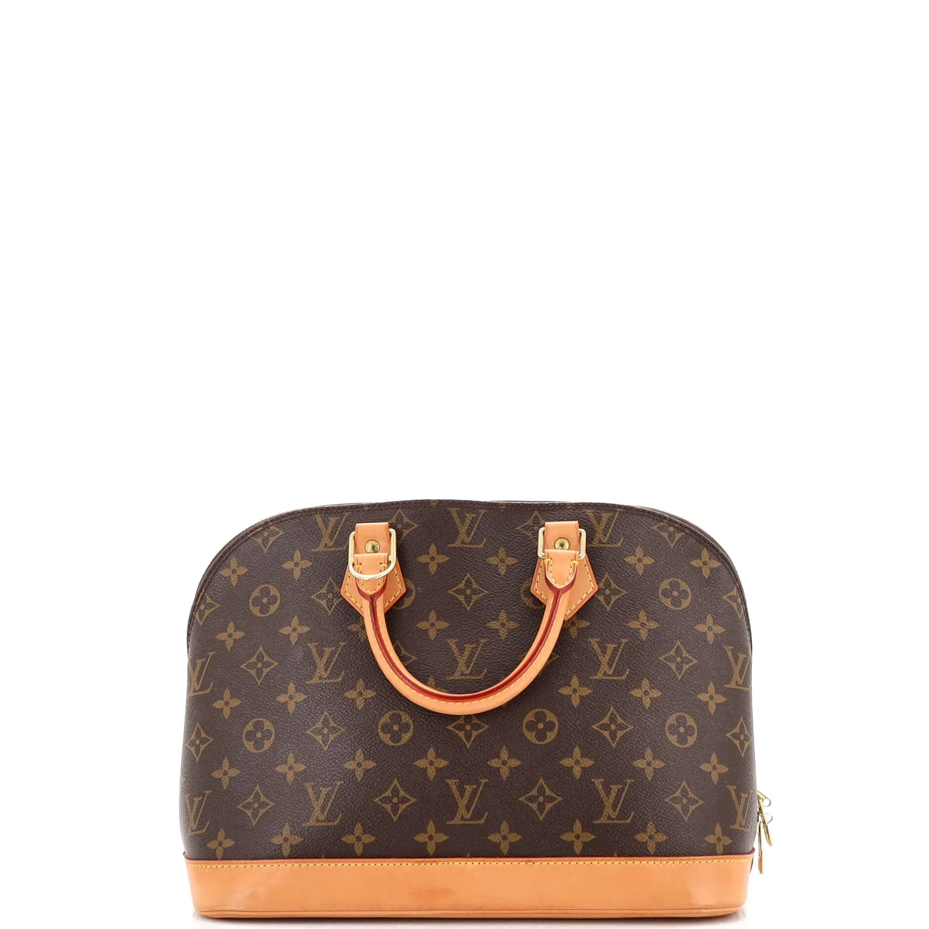Designer Vintage Alma Handbag Monogram Canvas PM