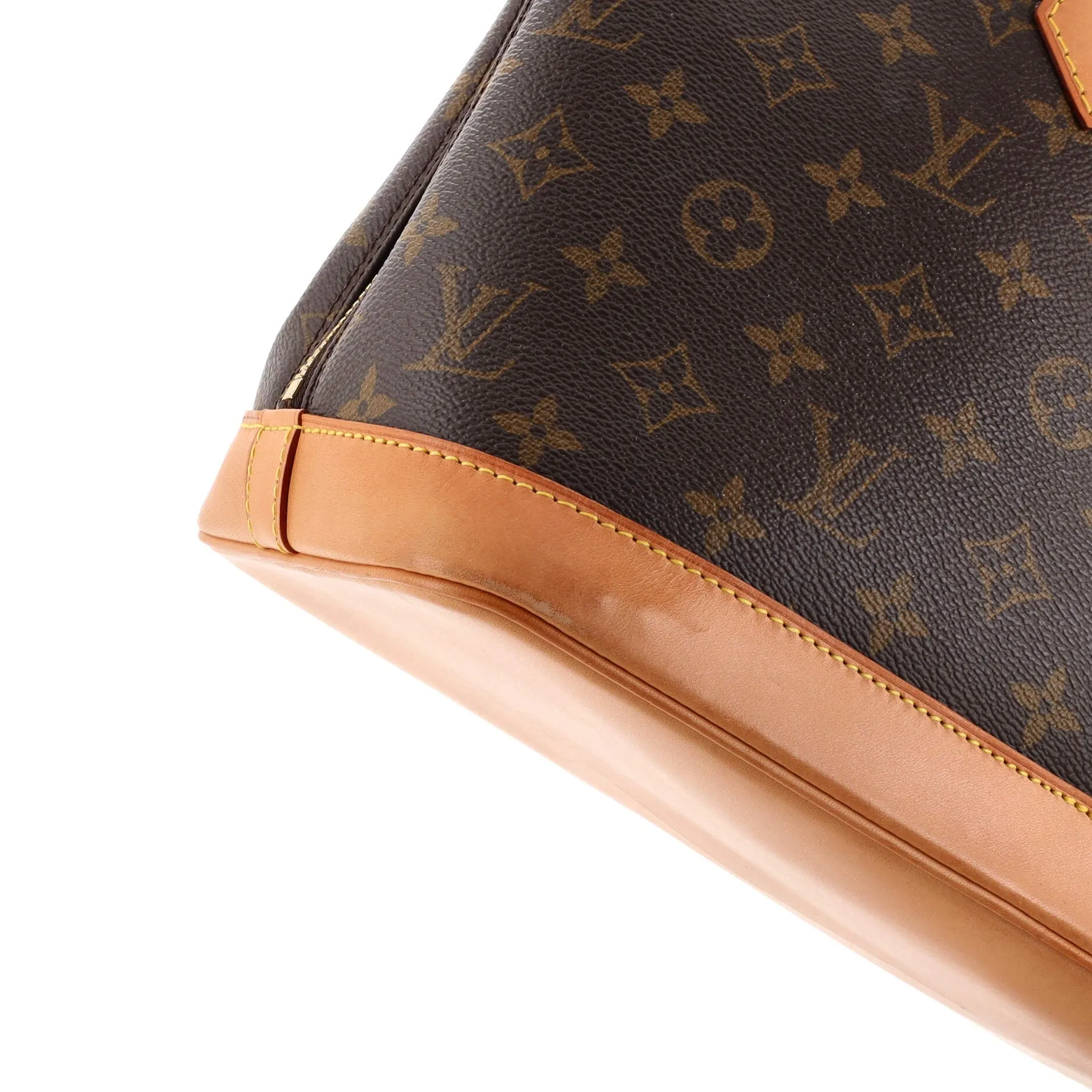 Designer Vintage Alma Handbag Monogram Canvas PM