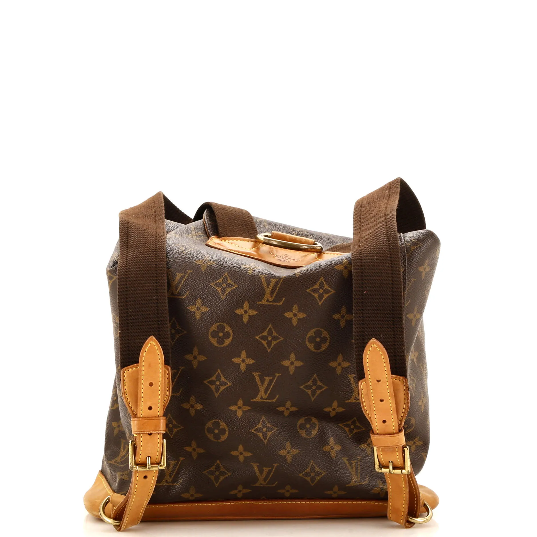 Designer Vintage Montsouris Backpack Monogram Canvas GM