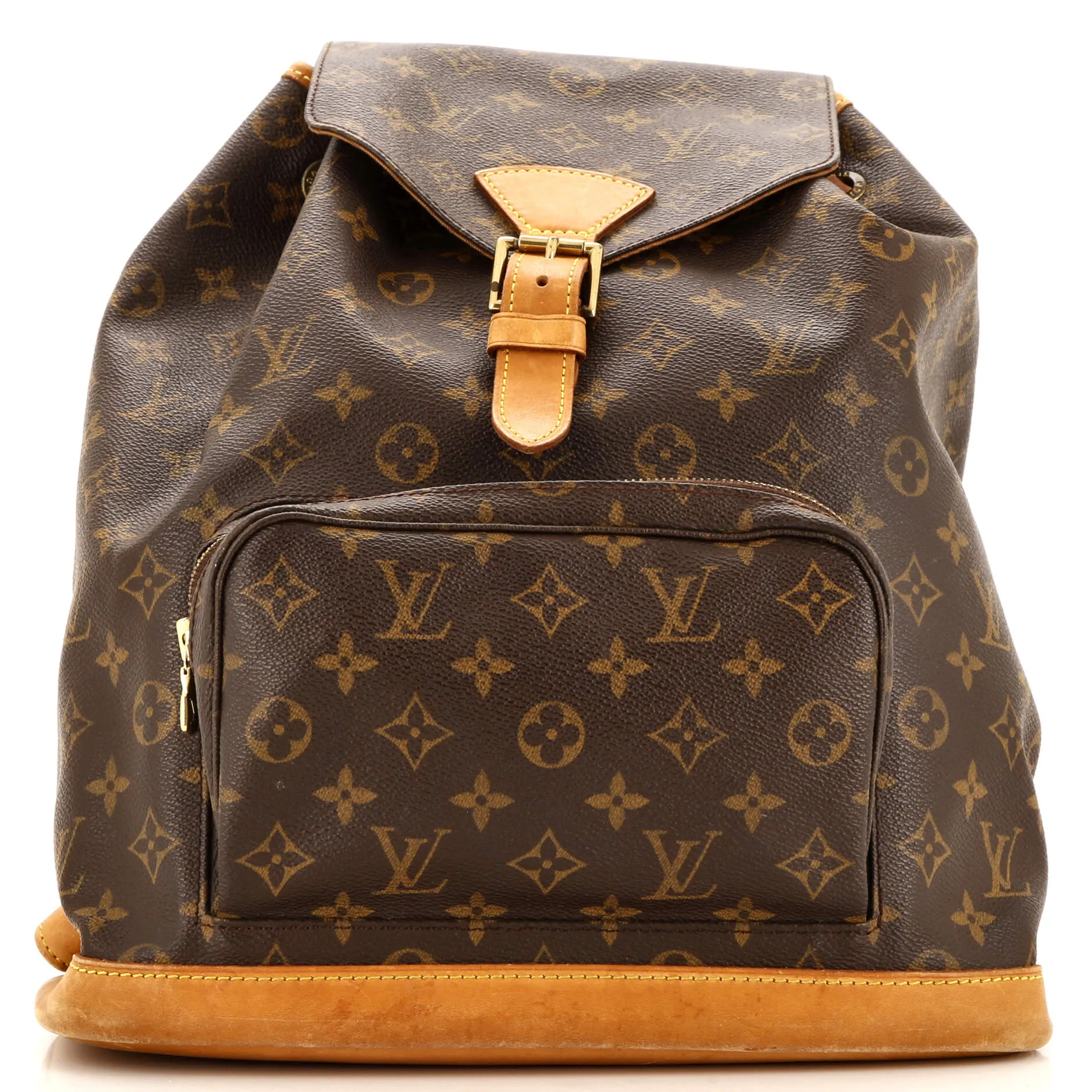 Designer Vintage Montsouris Backpack Monogram Canvas GM