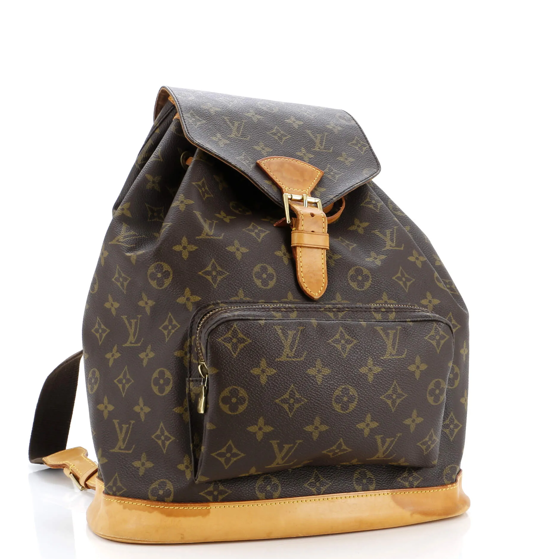 Designer Vintage Montsouris Backpack Monogram Canvas GM