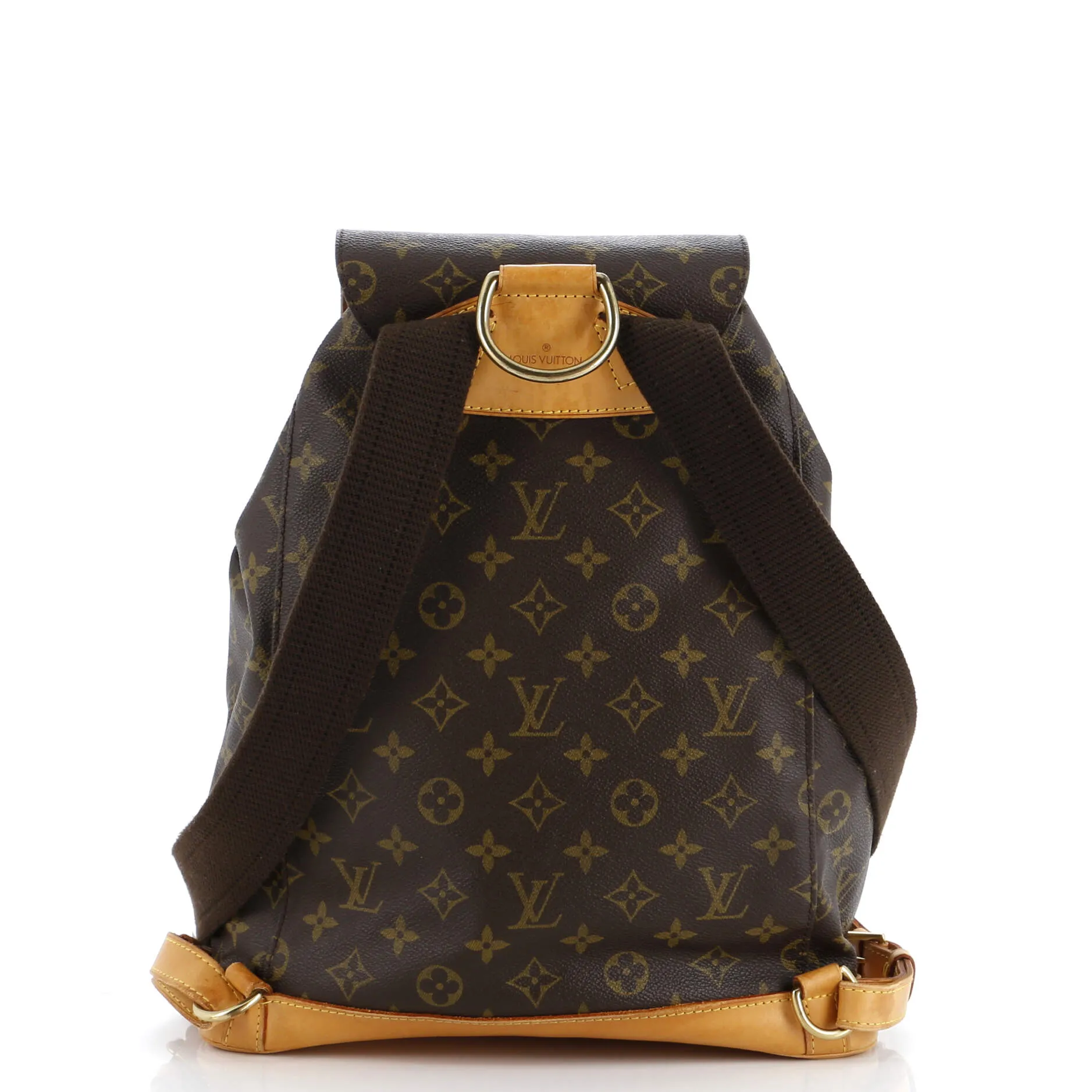 Designer Vintage Montsouris Backpack Monogram Canvas GM