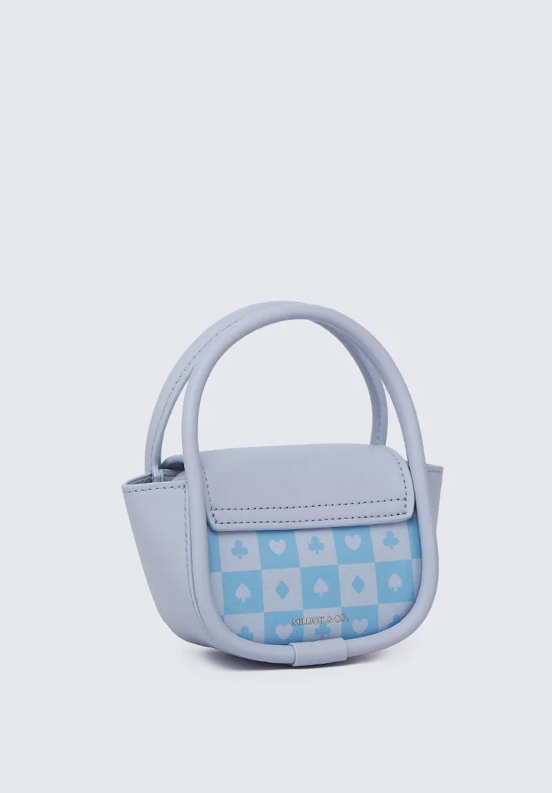 Disney Alice in Wonderland Lost in Wonderland Mini Top Handle Bag (Light Blue)