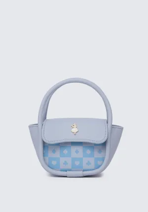 Disney Alice in Wonderland Lost in Wonderland Mini Top Handle Bag (Light Blue)