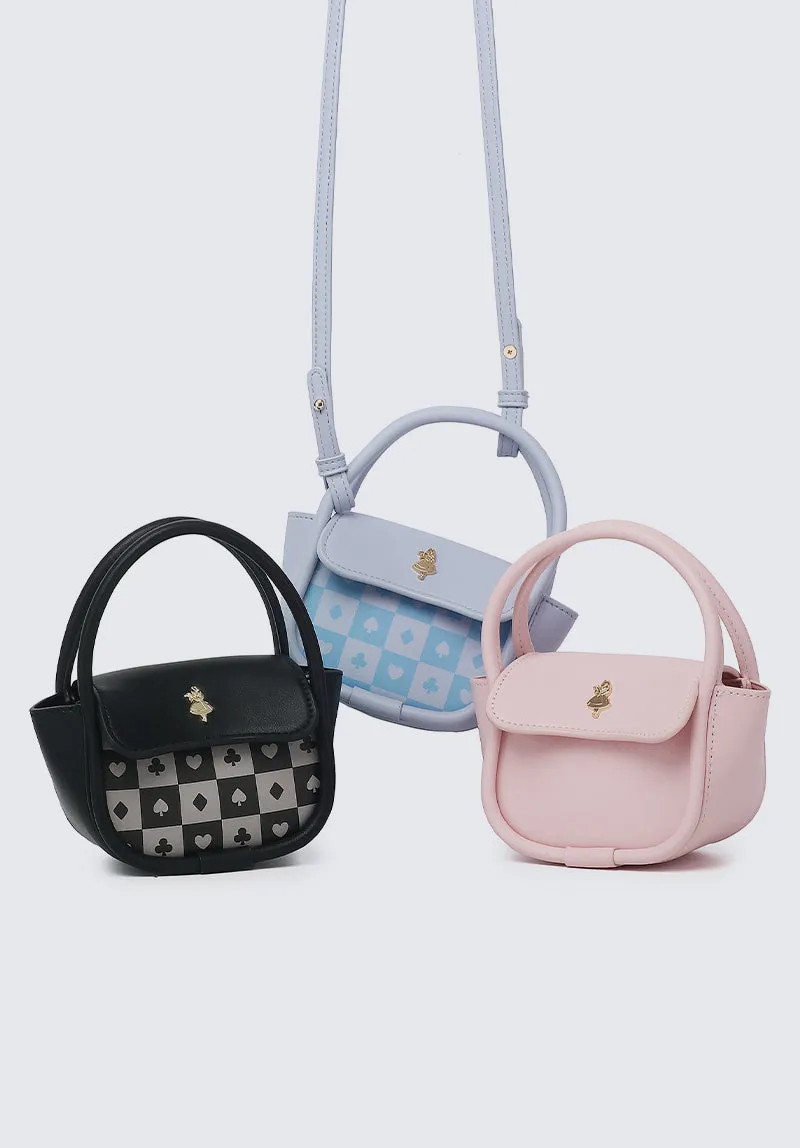 Disney Alice in Wonderland Lost in Wonderland Mini Top Handle Bag (Light Blue)