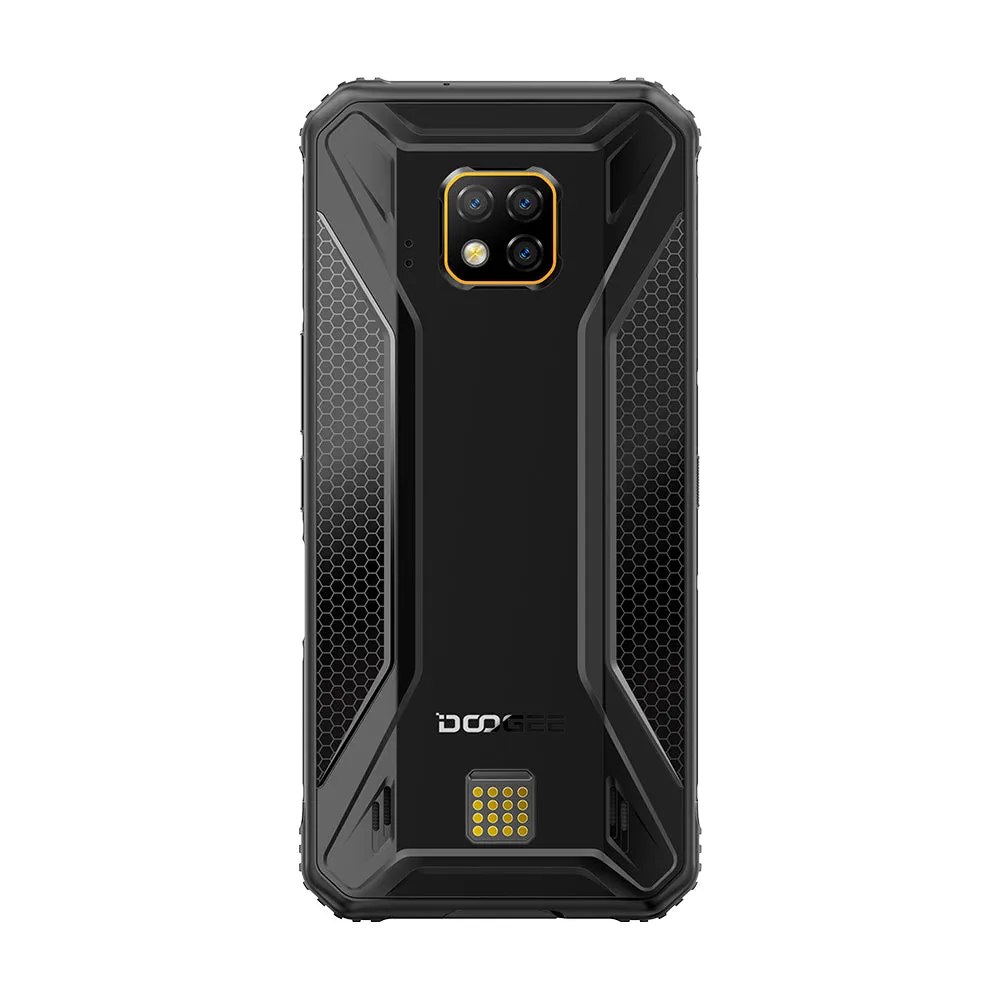 DOOGEE S95 Pro Mobile Phone IP68/IP69K Waterproof 6.3inch Smartphone 5150mAh Helio P90 CPU 8GB RAM 128GB ROM 48MP 16MP 8MP Camera Android 9.0 Pie System Black_European version