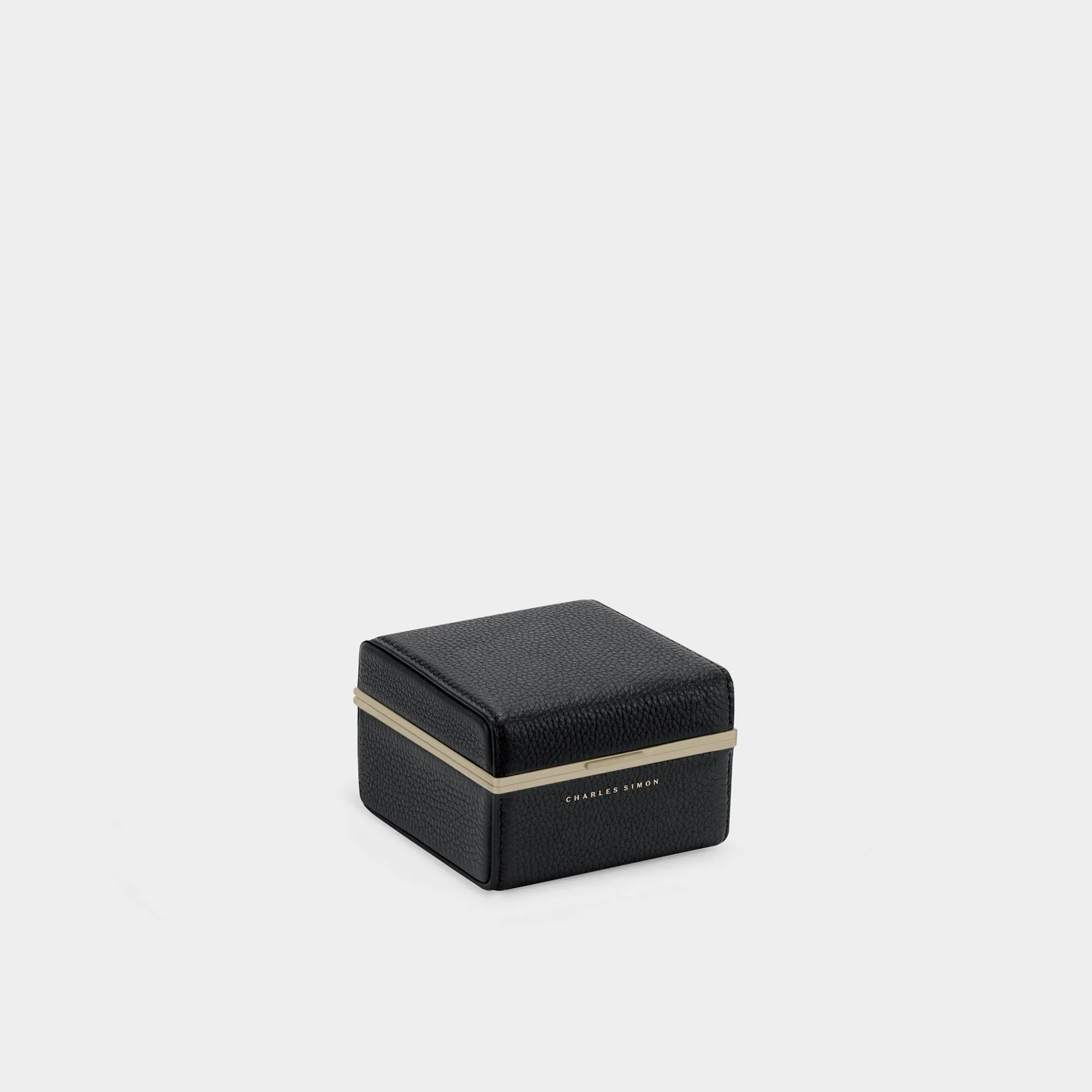 EATON 1 WATCH CASE - BLACK / CHAMPAGNE