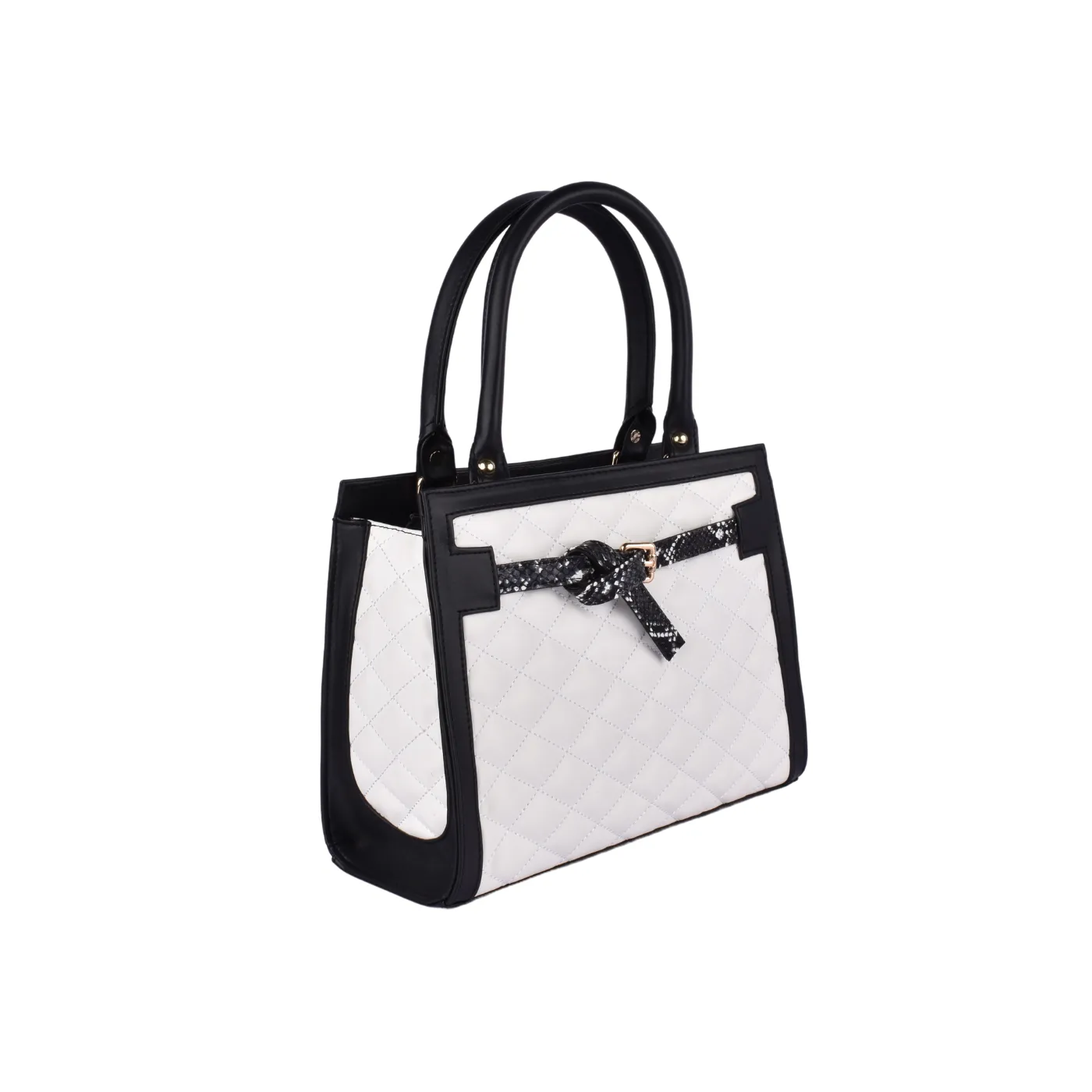 Embossed Leather Handbag