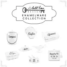 Enamelware Coffee Filter Holder (White, Cone-Shape, Case of 48)